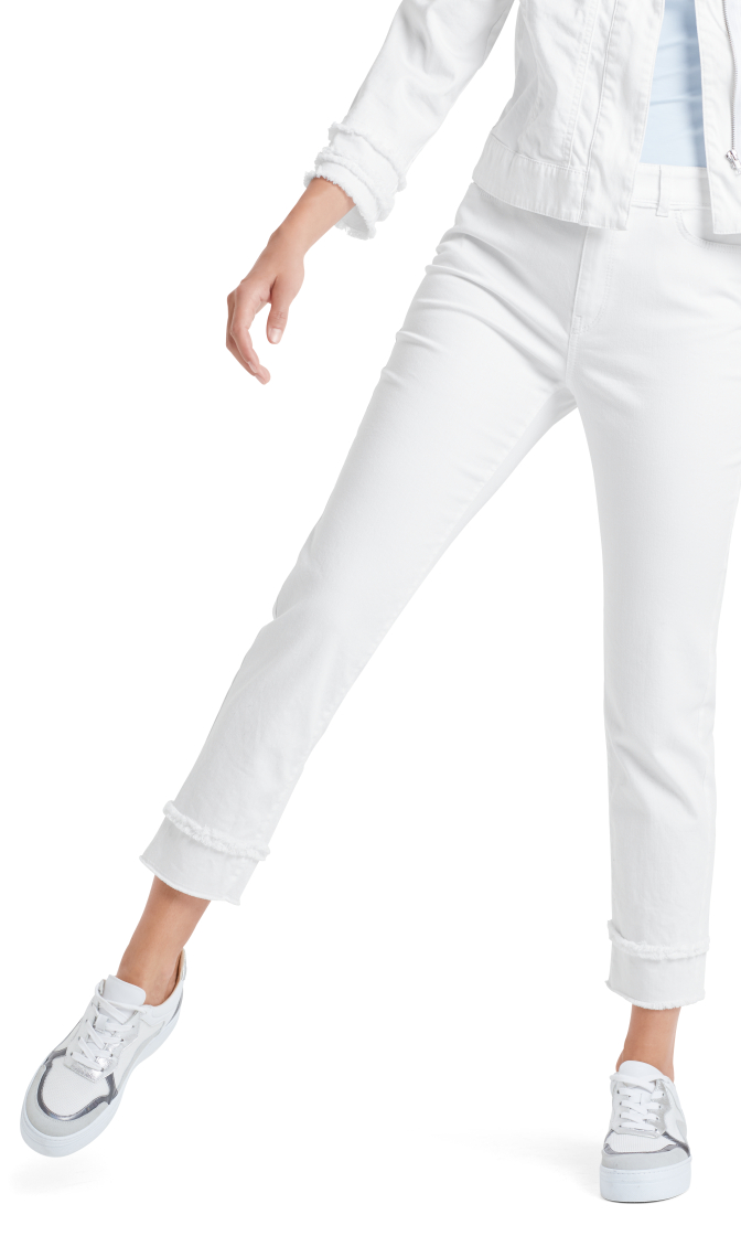 Jeans mit Fransenverzierung