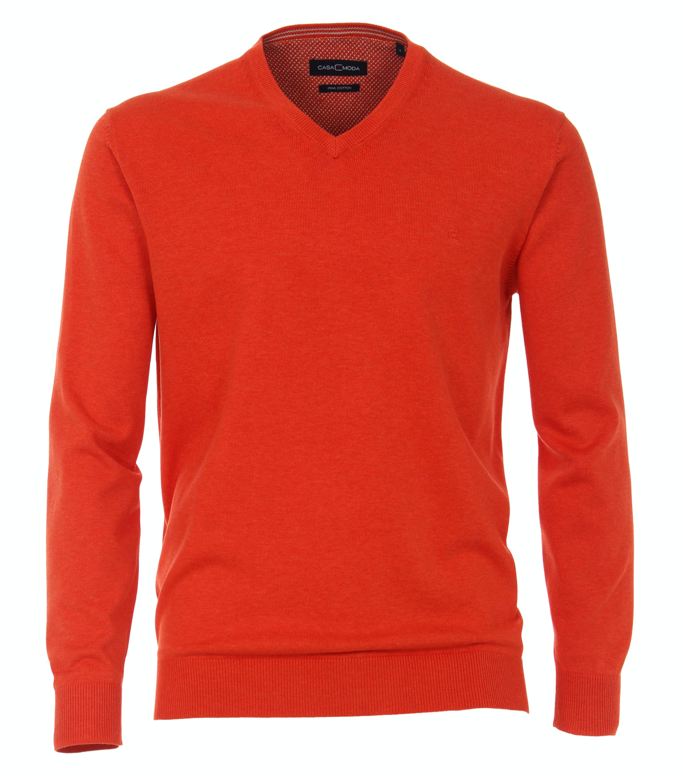 Pullover mit V-Ausschnitt uni 004430