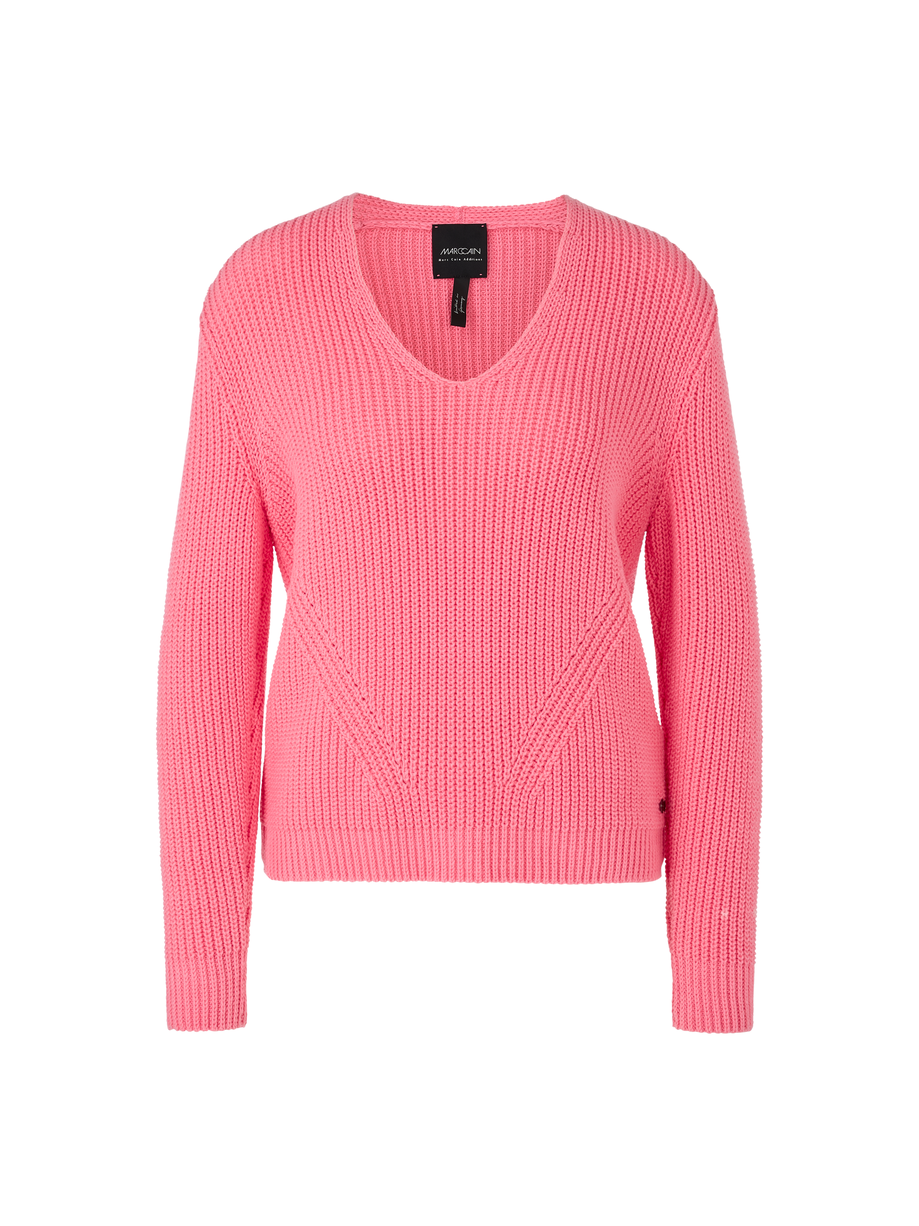 Sweater mit V-Neck Knitted in Germany