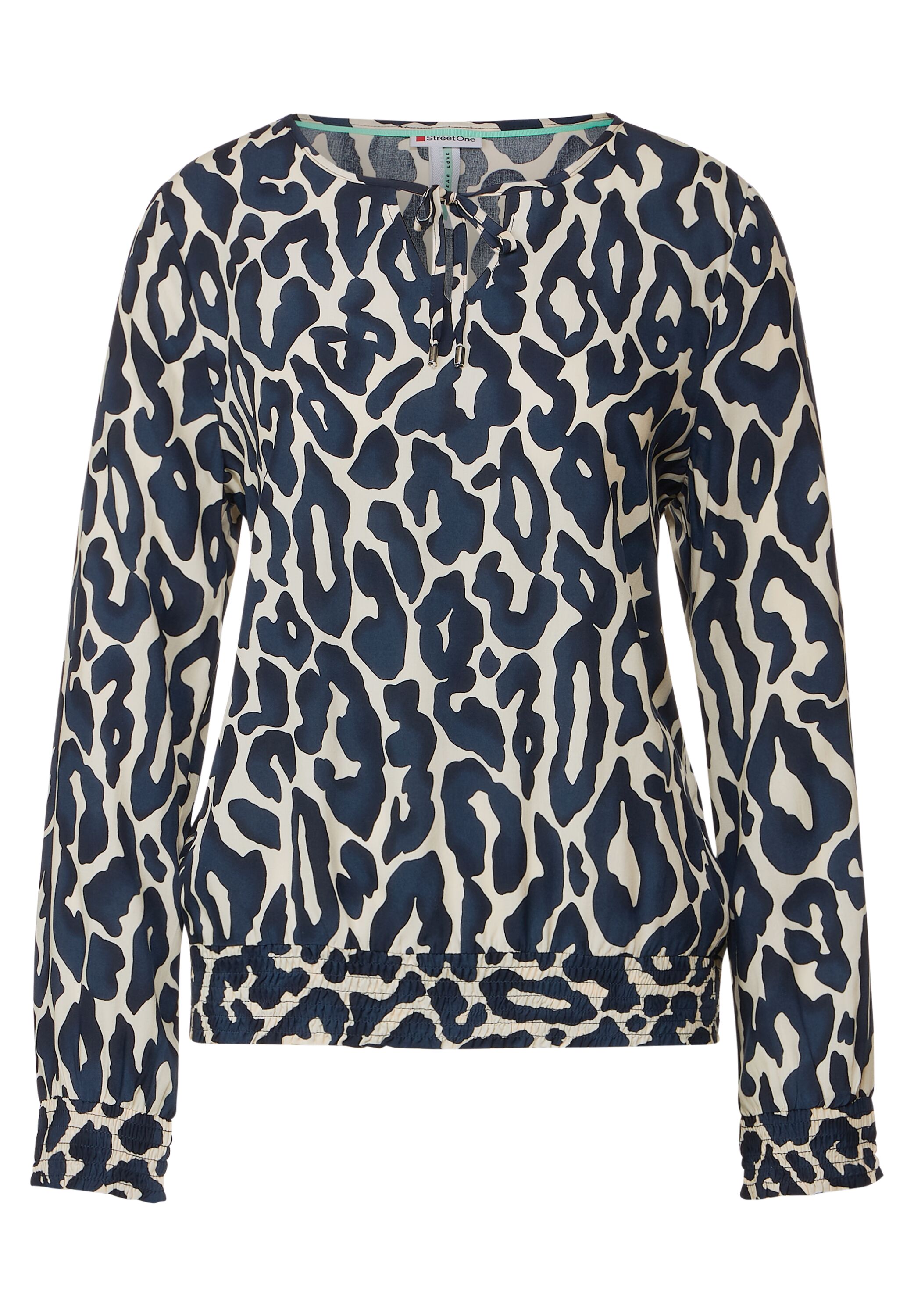 Tunikabluse mit Leo Print