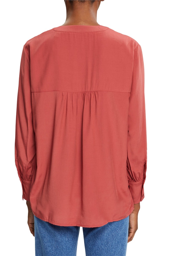 Women Blouses woven long sleeve