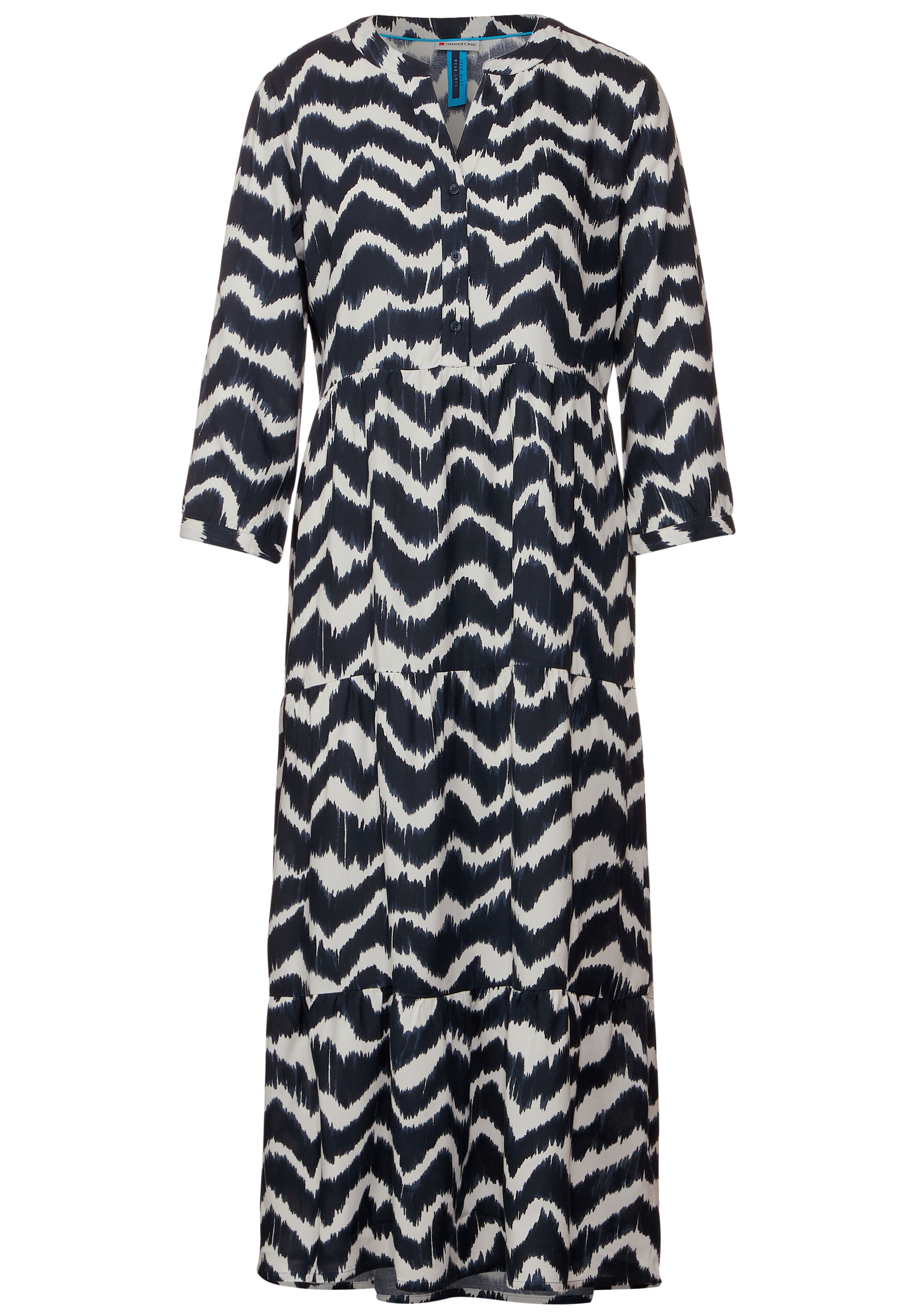 Ethno Midi Kleid mit Print