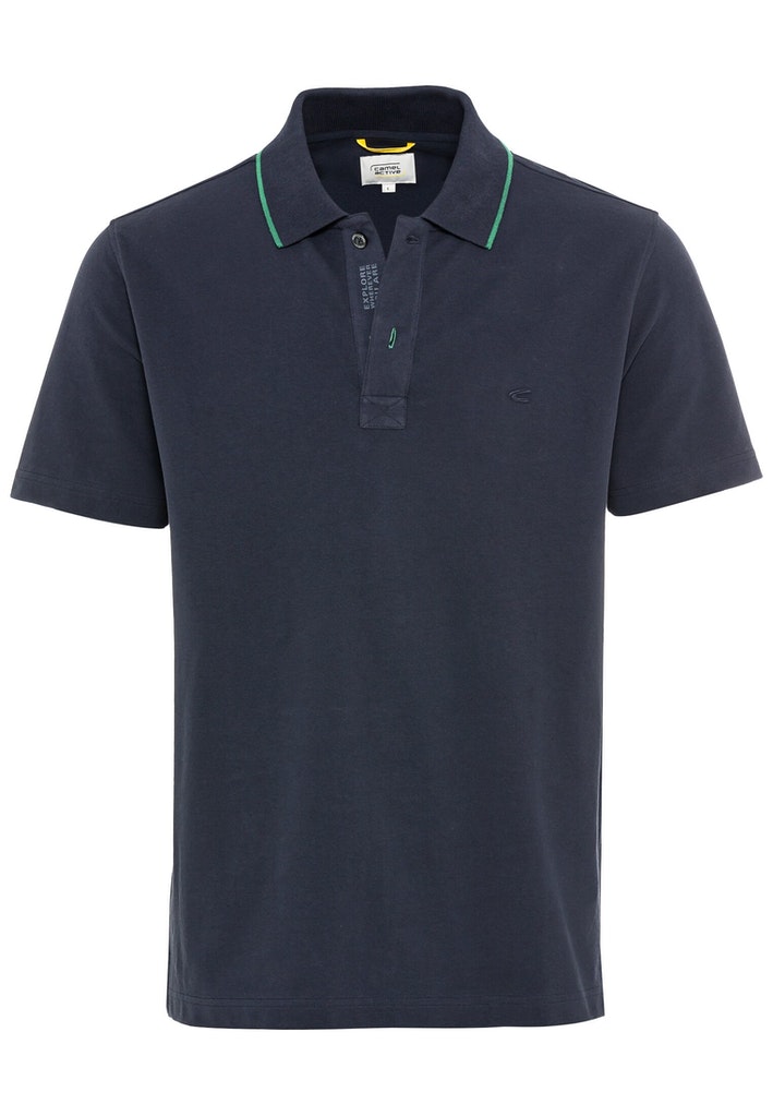 Kurzarm Poloshirt aus reiner Baumwolle