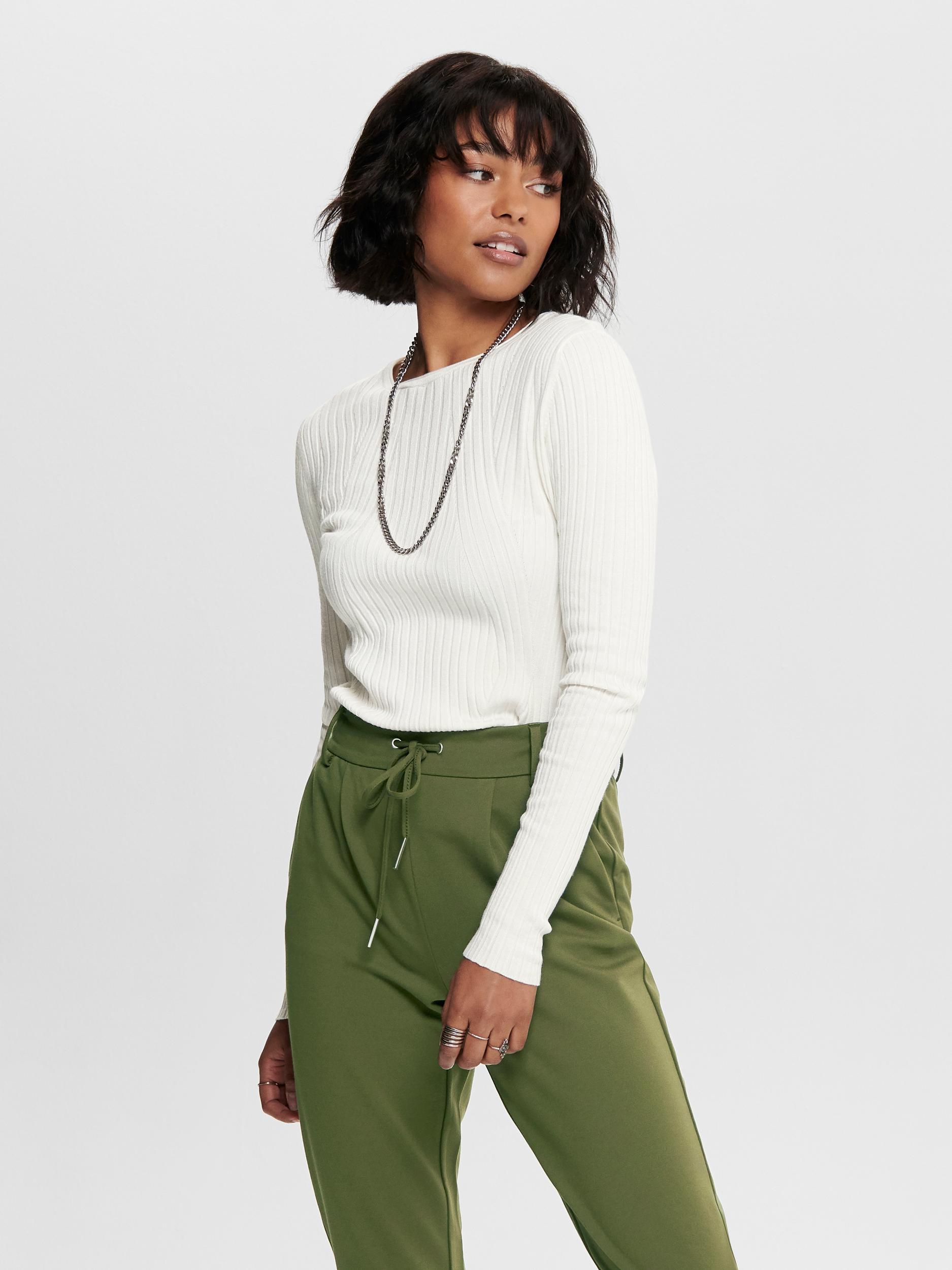 ONLNATALIA L/S RIB PULLOVER KNT NOOS