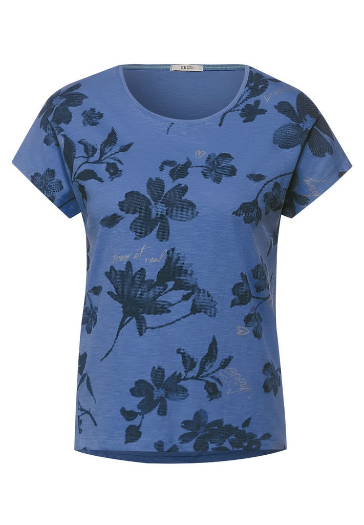 T-Shirt mit Blumenprint