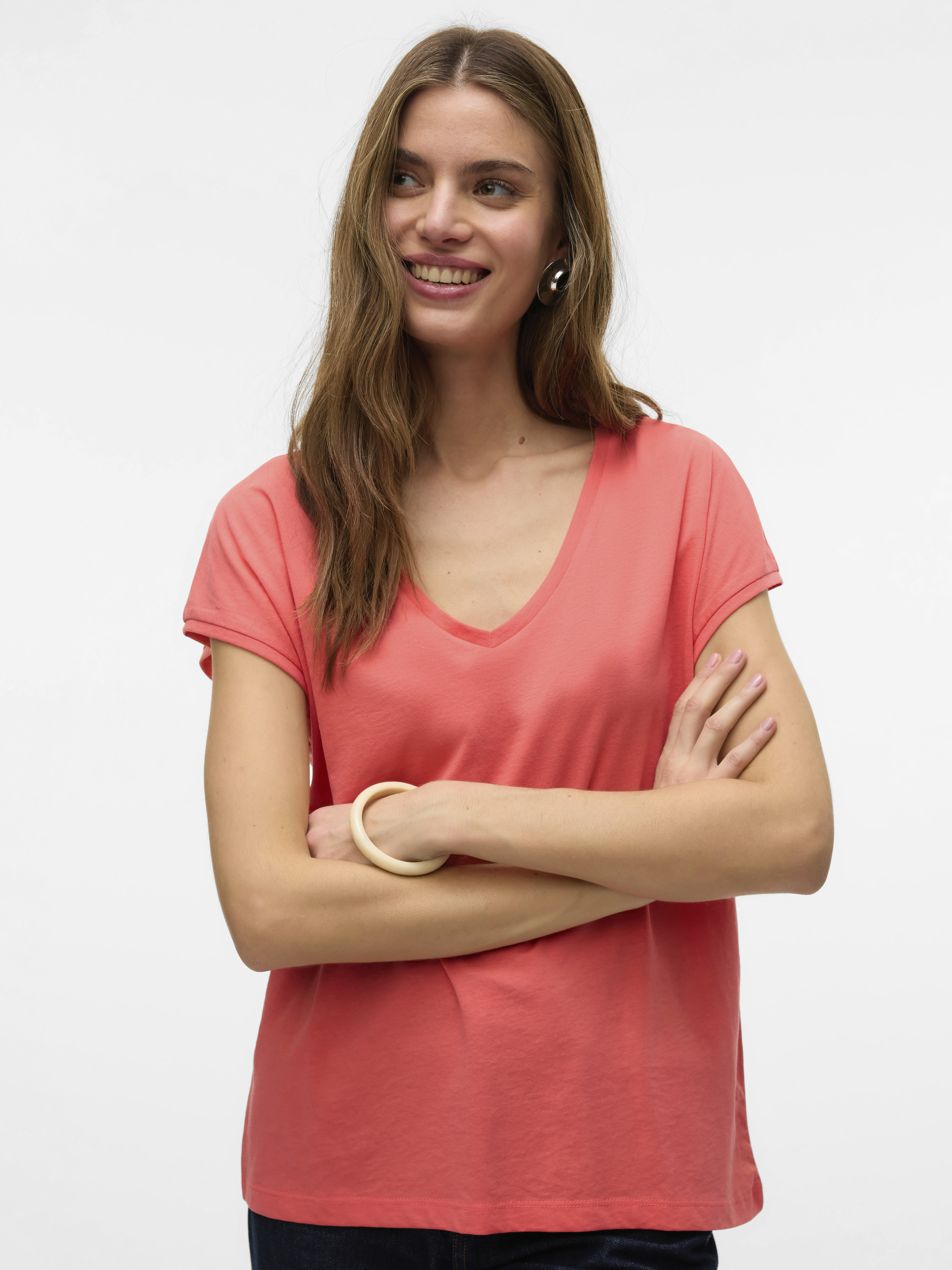 VMLUNA SS V-NECK TEE JRS NOOS