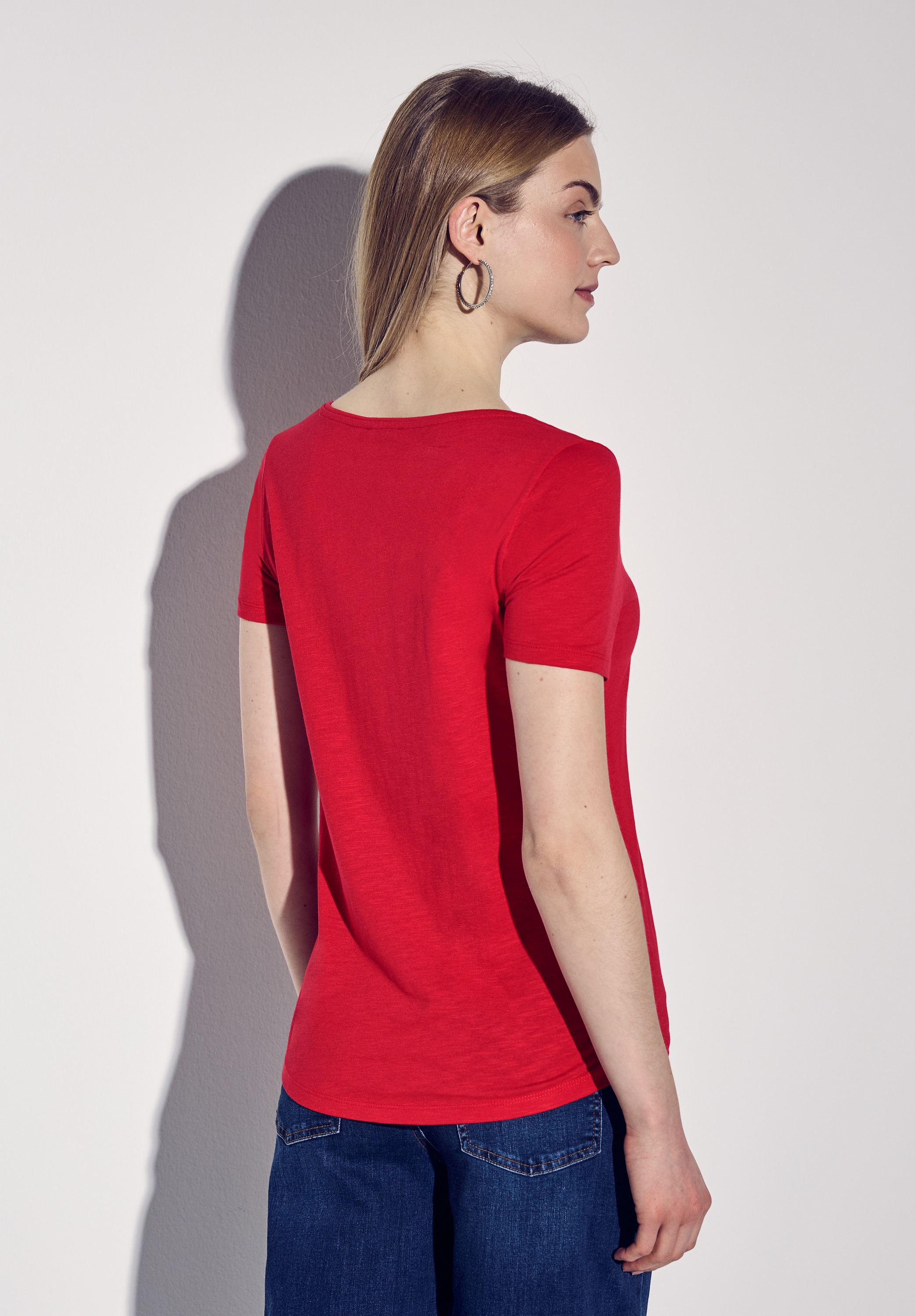 Basic T-Shirt in Unifarbe