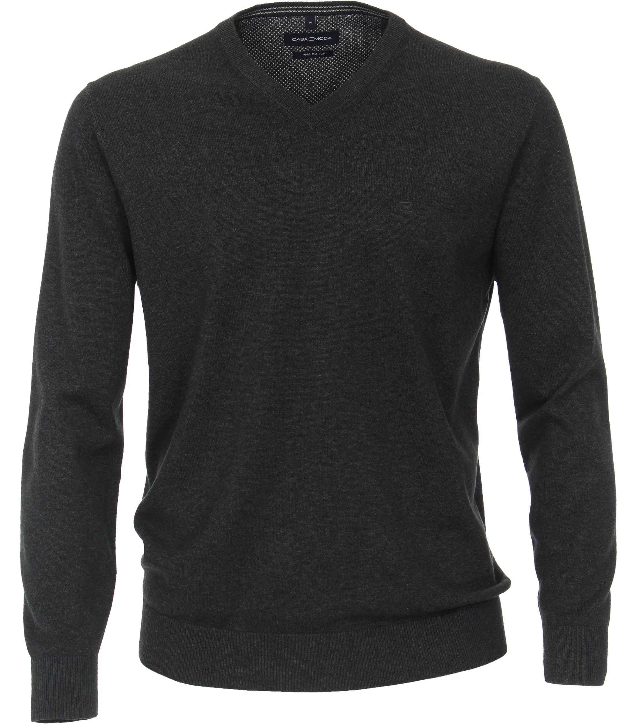 Pullover mit V-Ausschnitt uni 004430