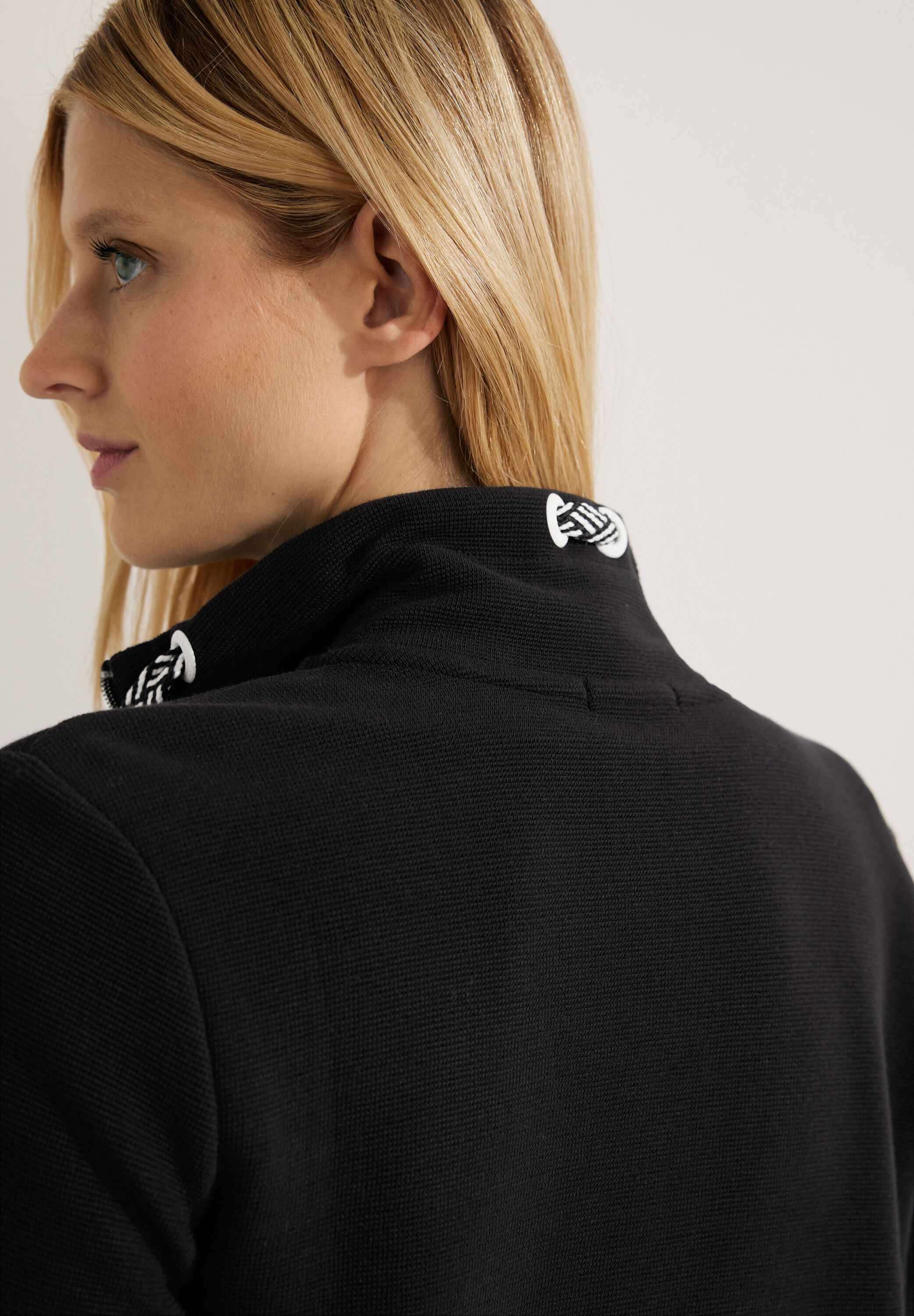 Strukturierte Shirtjacke