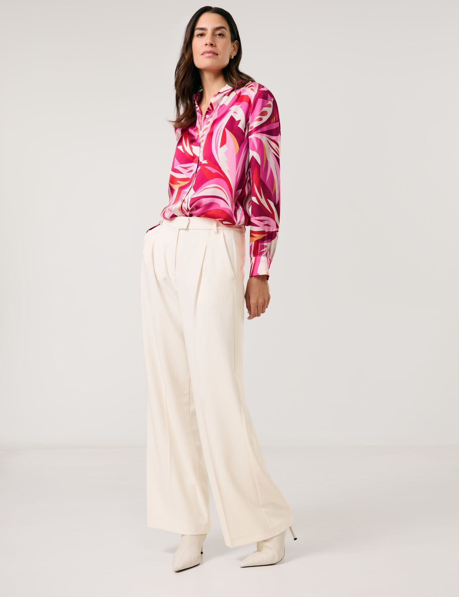 Elegante Hose mit weitem Bein