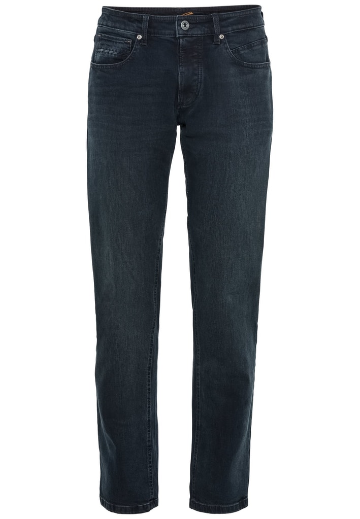 Relaxed Fit Jeans mit leichten Used-Effekten