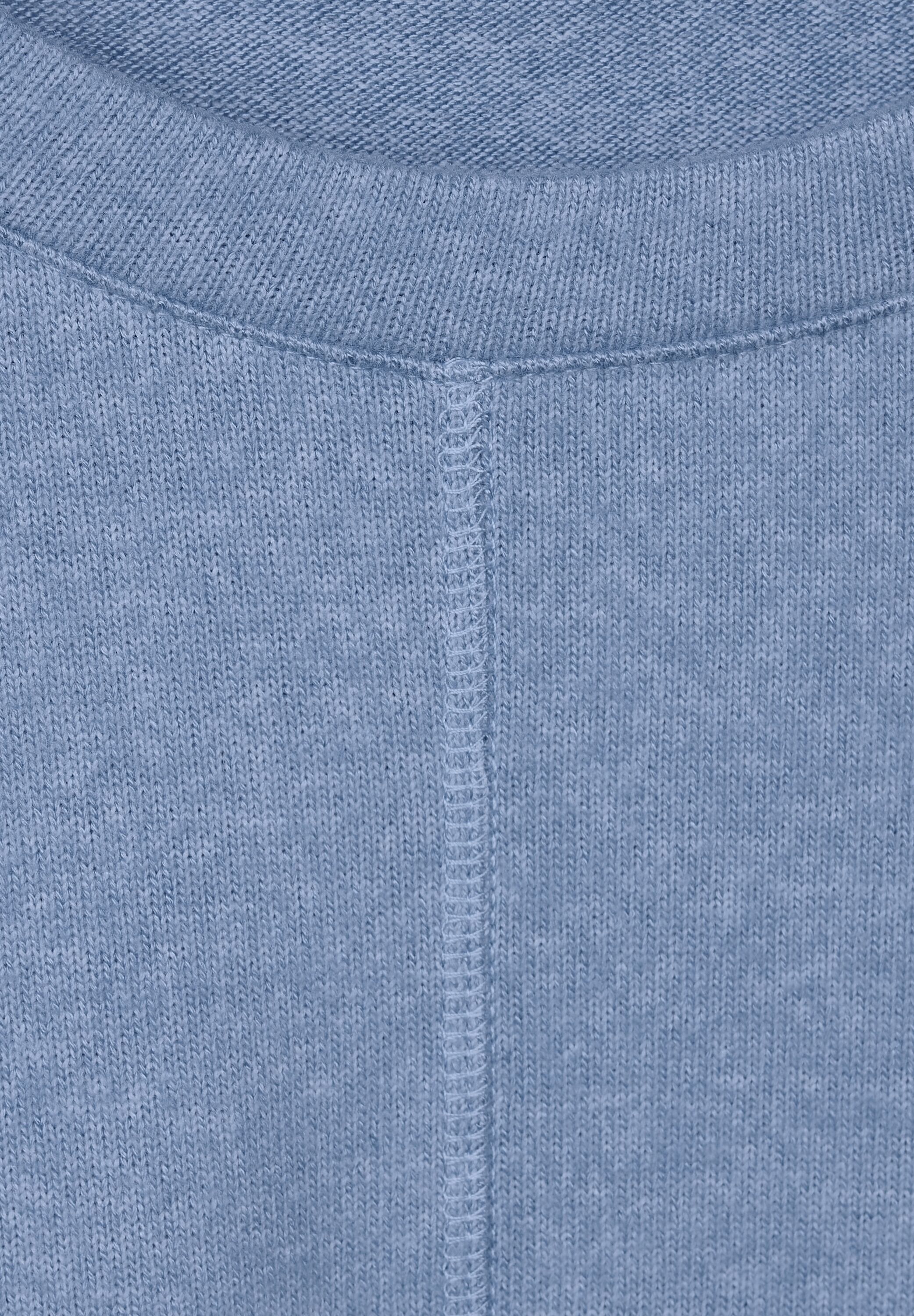 Cosy Melange Langarmshirt
