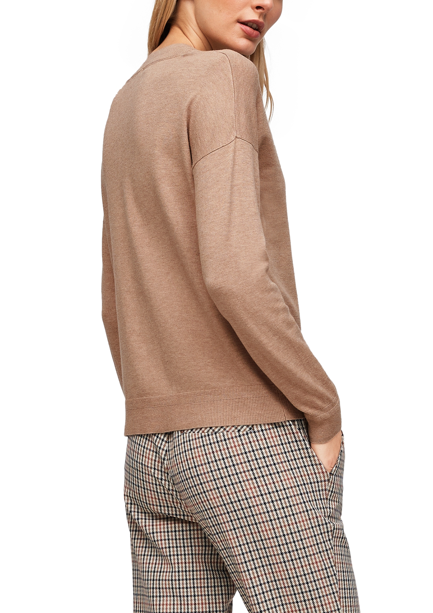 Feinstrick-Pullover