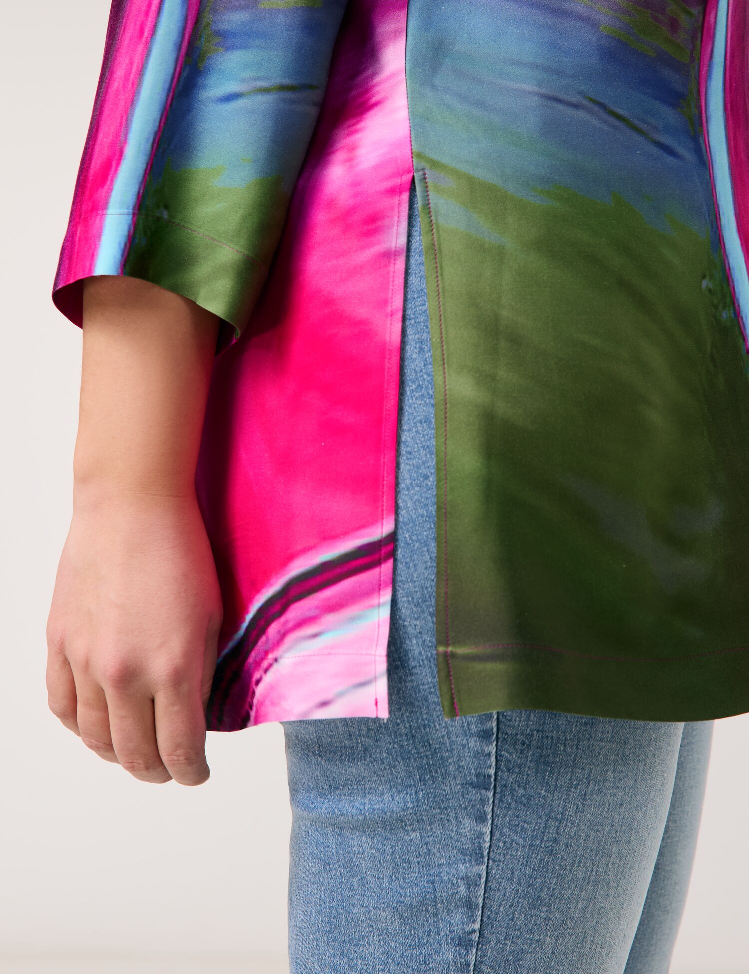 Statement-Tunika mit atemberaubenden Print
