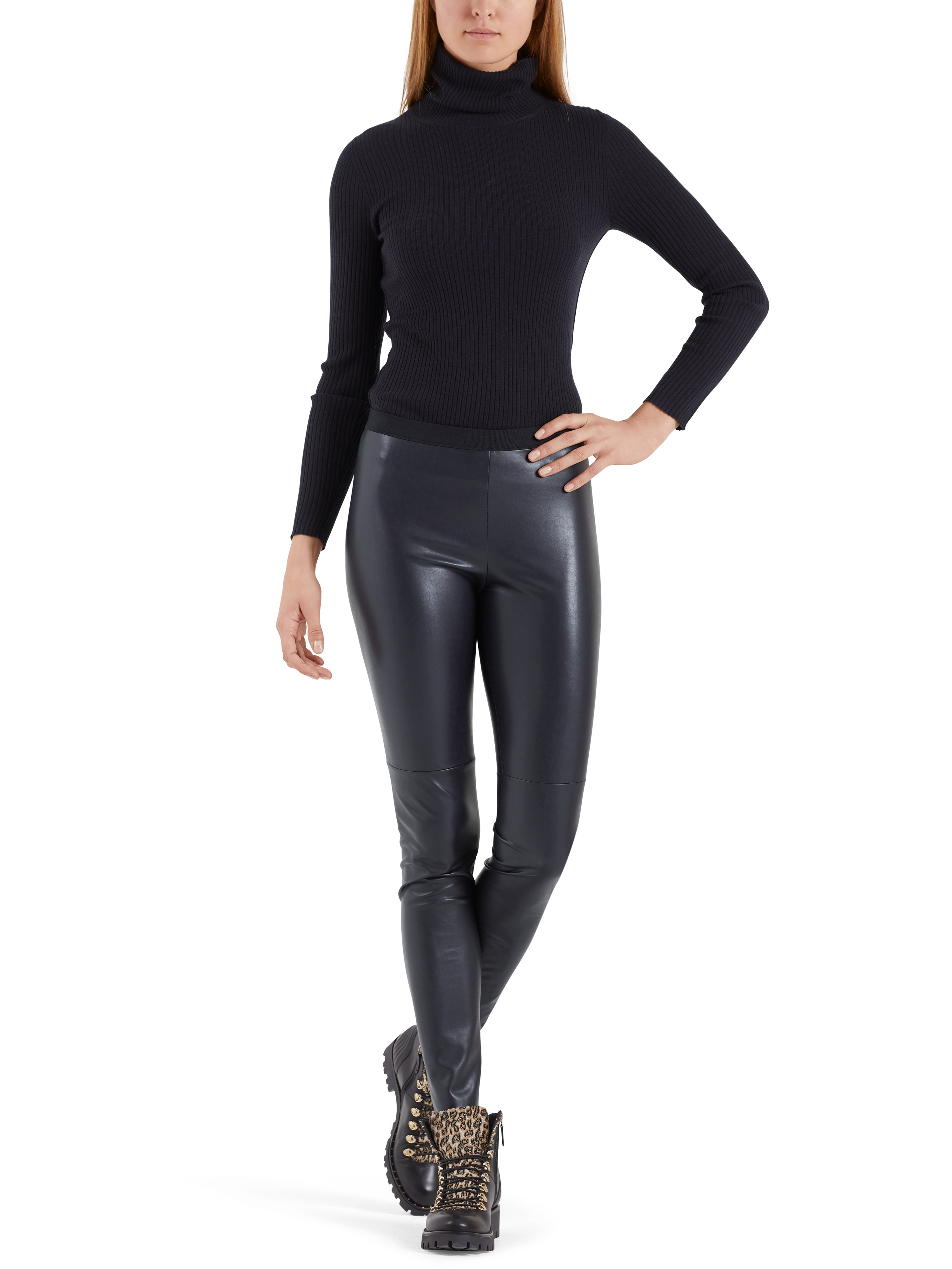 Leggings aus Kunstleder