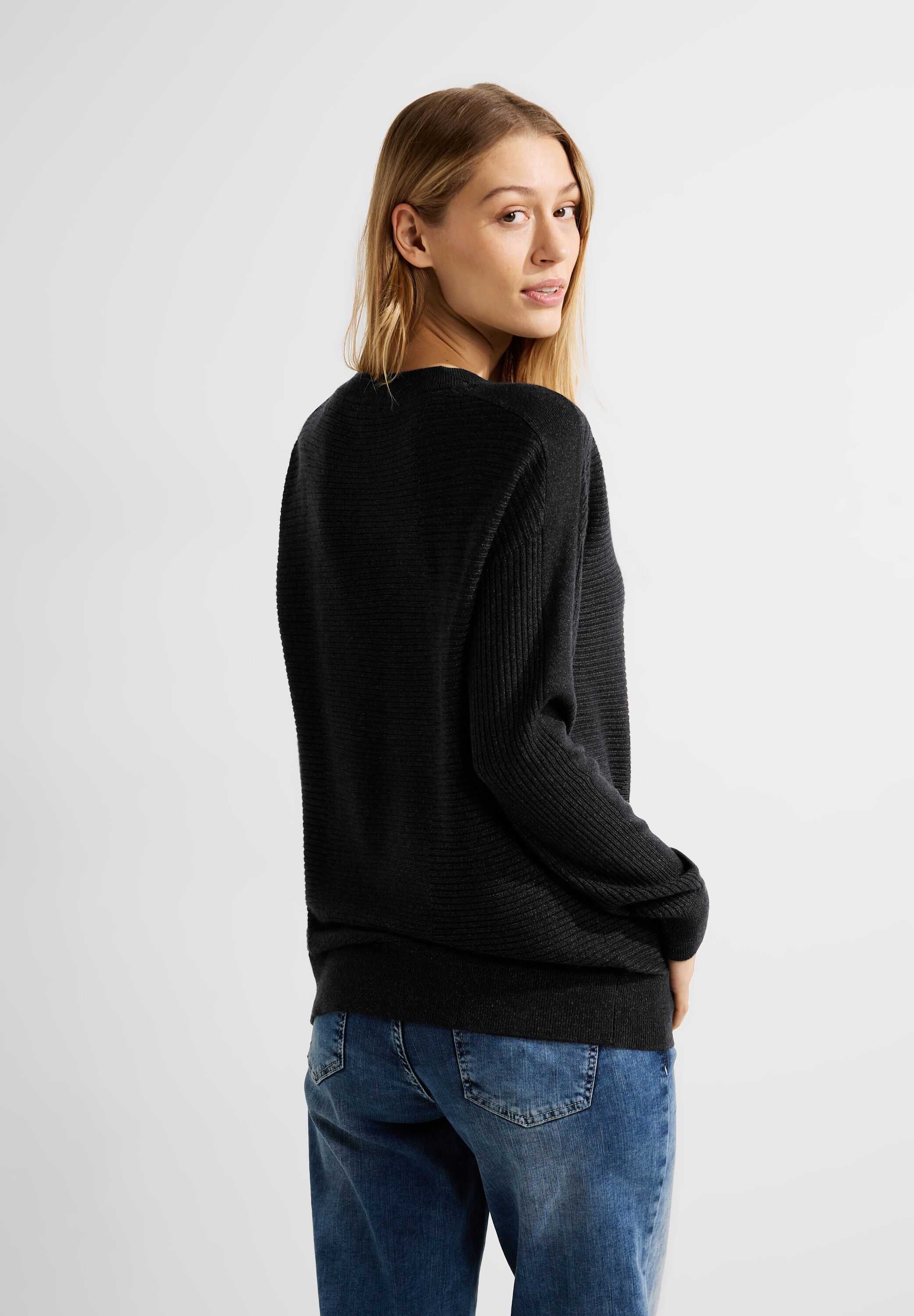 Rippstrick Pullover