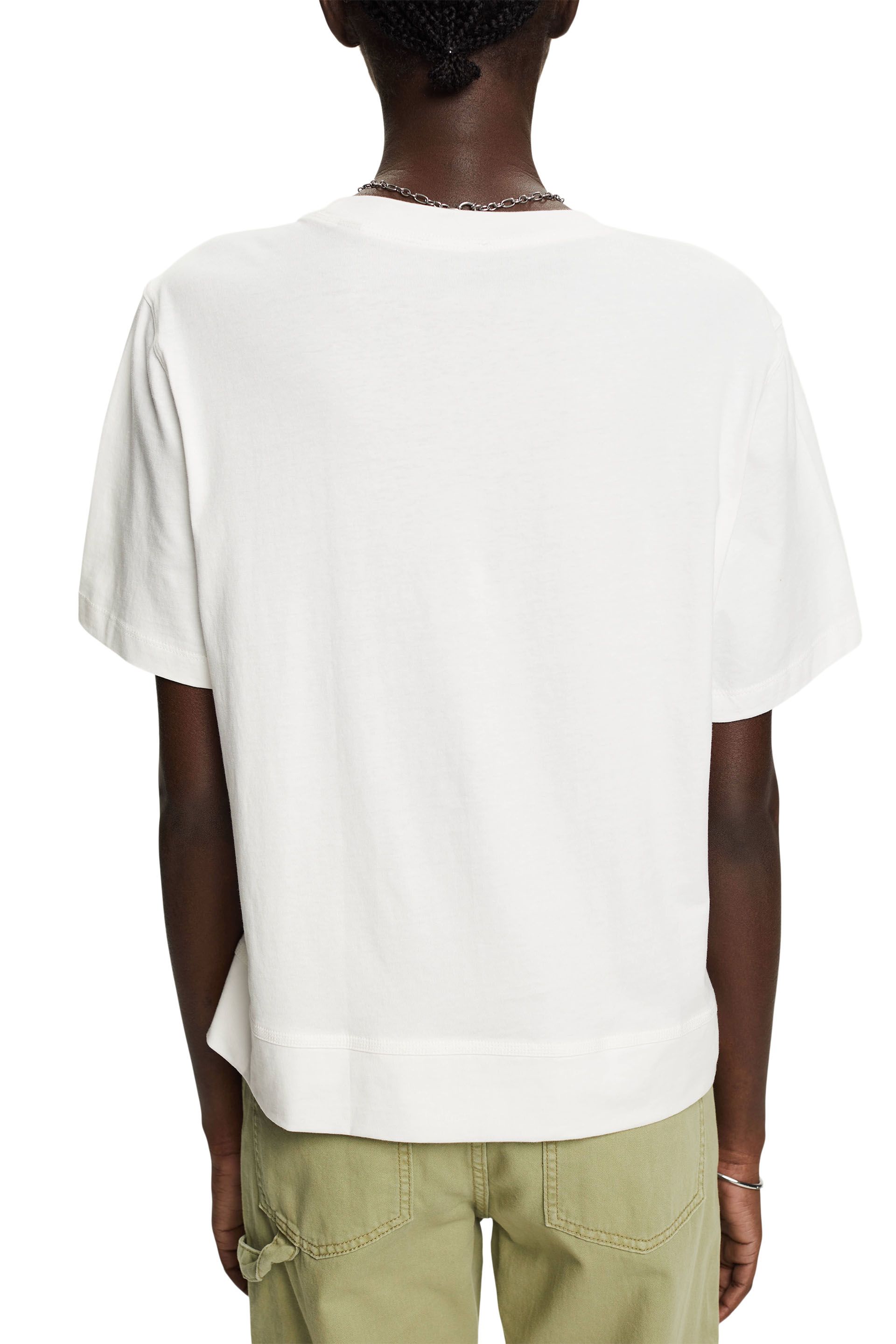 T-Shirt mit Blumen-Print