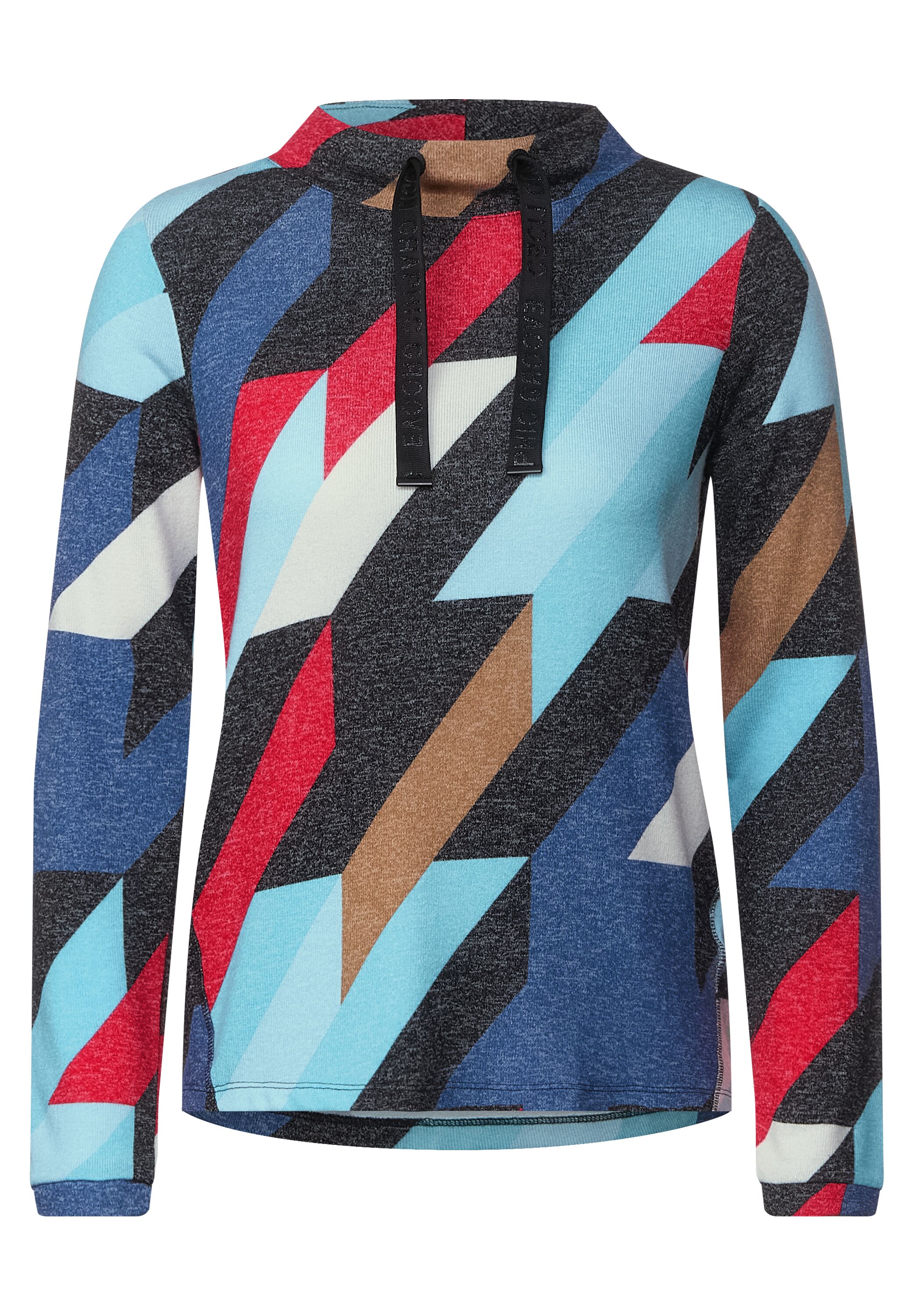 Cosy Shirt mit Stehkragen