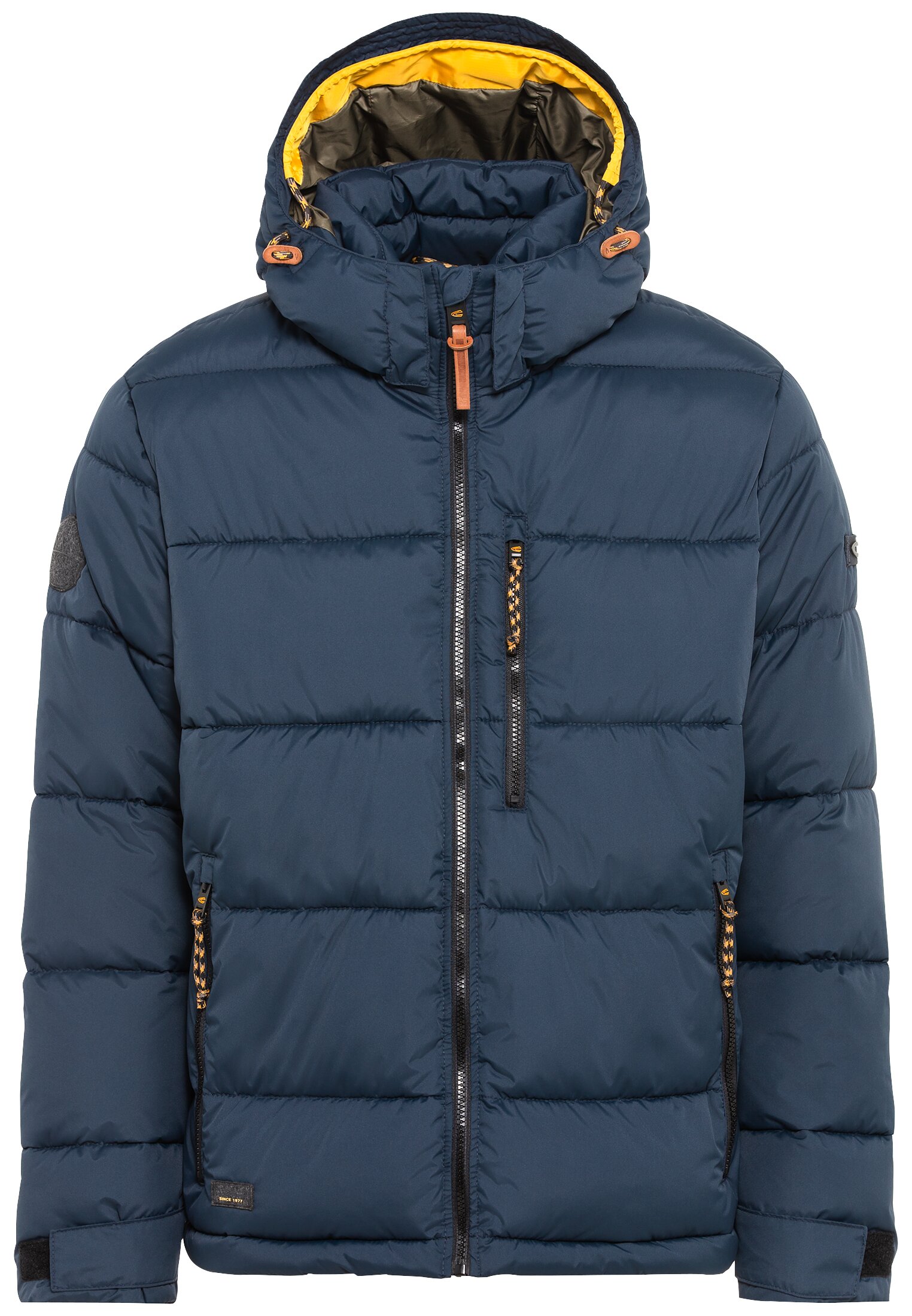 Steppjacke mit abnehmbarer Kapuze