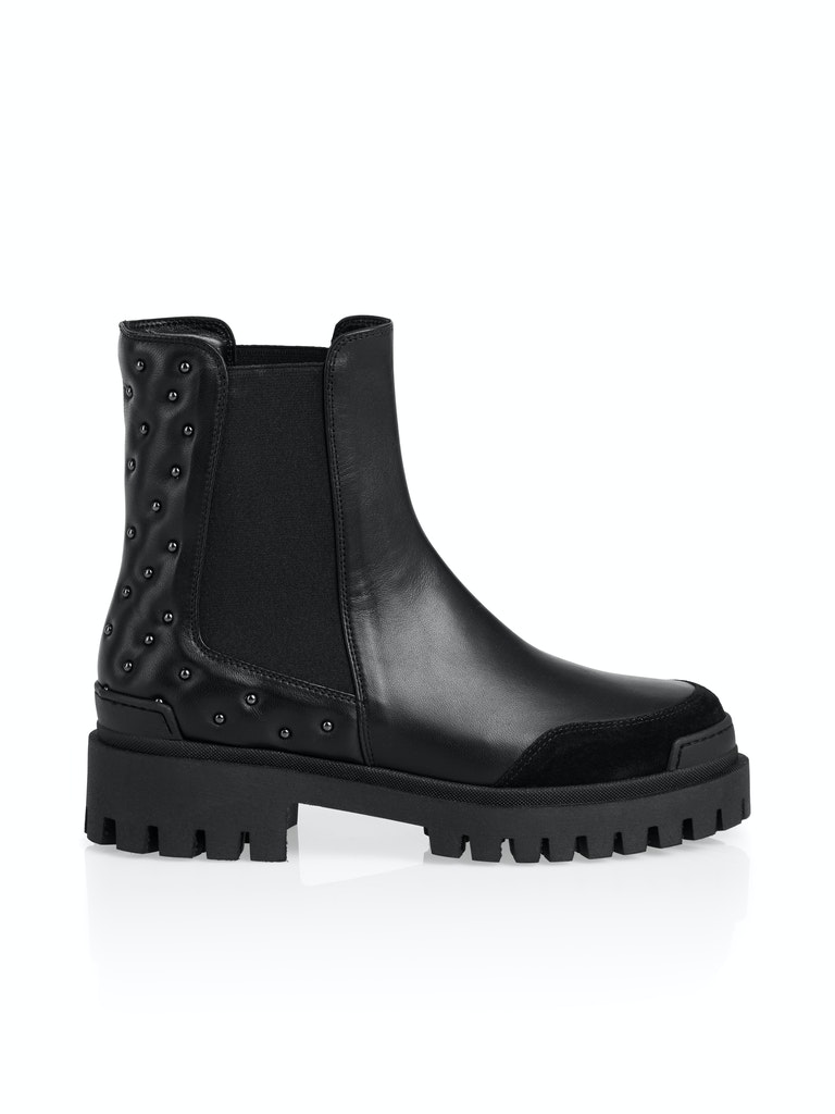 Biker-Stiefeletten mit Nieten