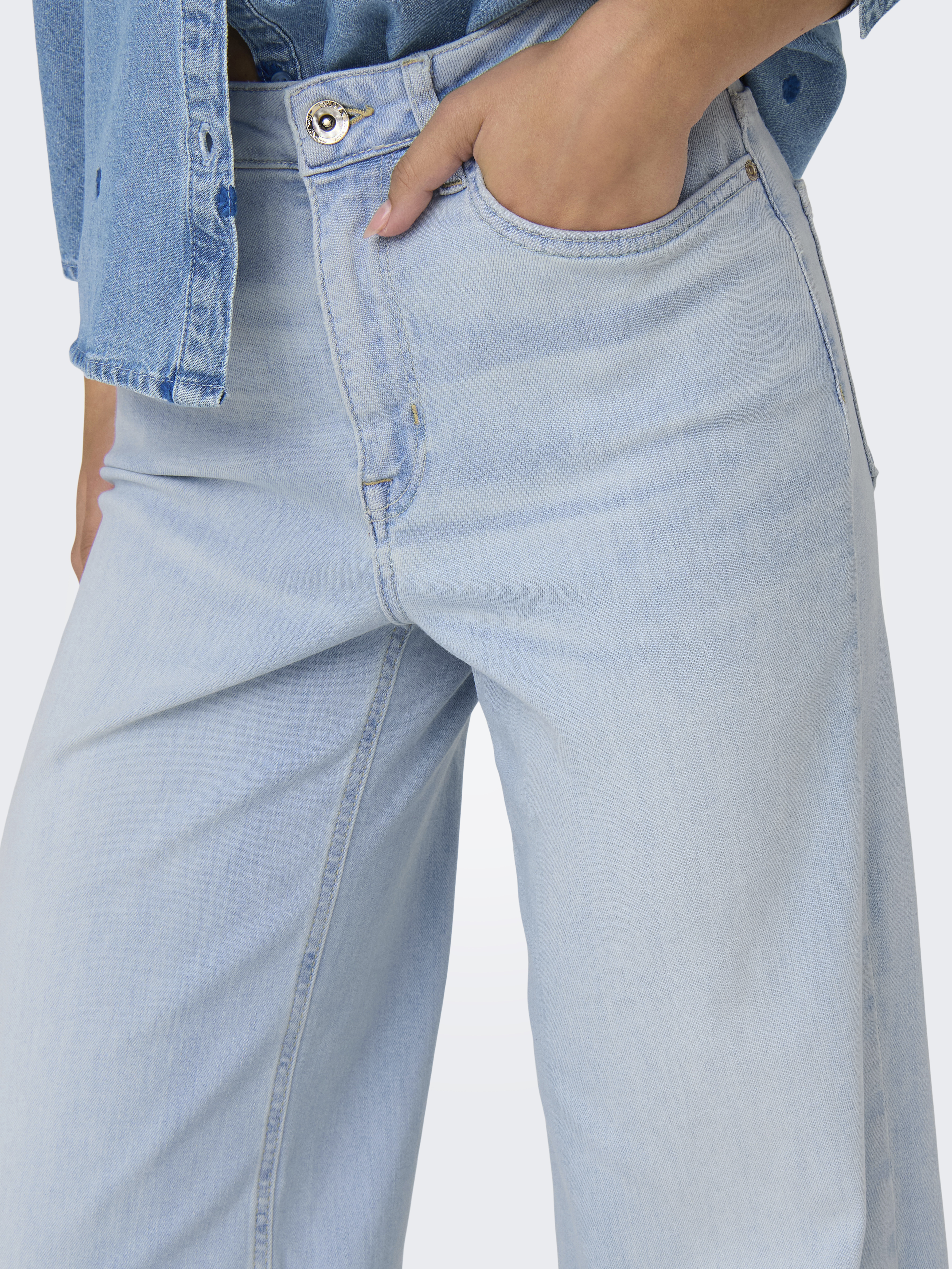 ONLMADISON BLUSH HW WIDE DNM CRO495 NOOS