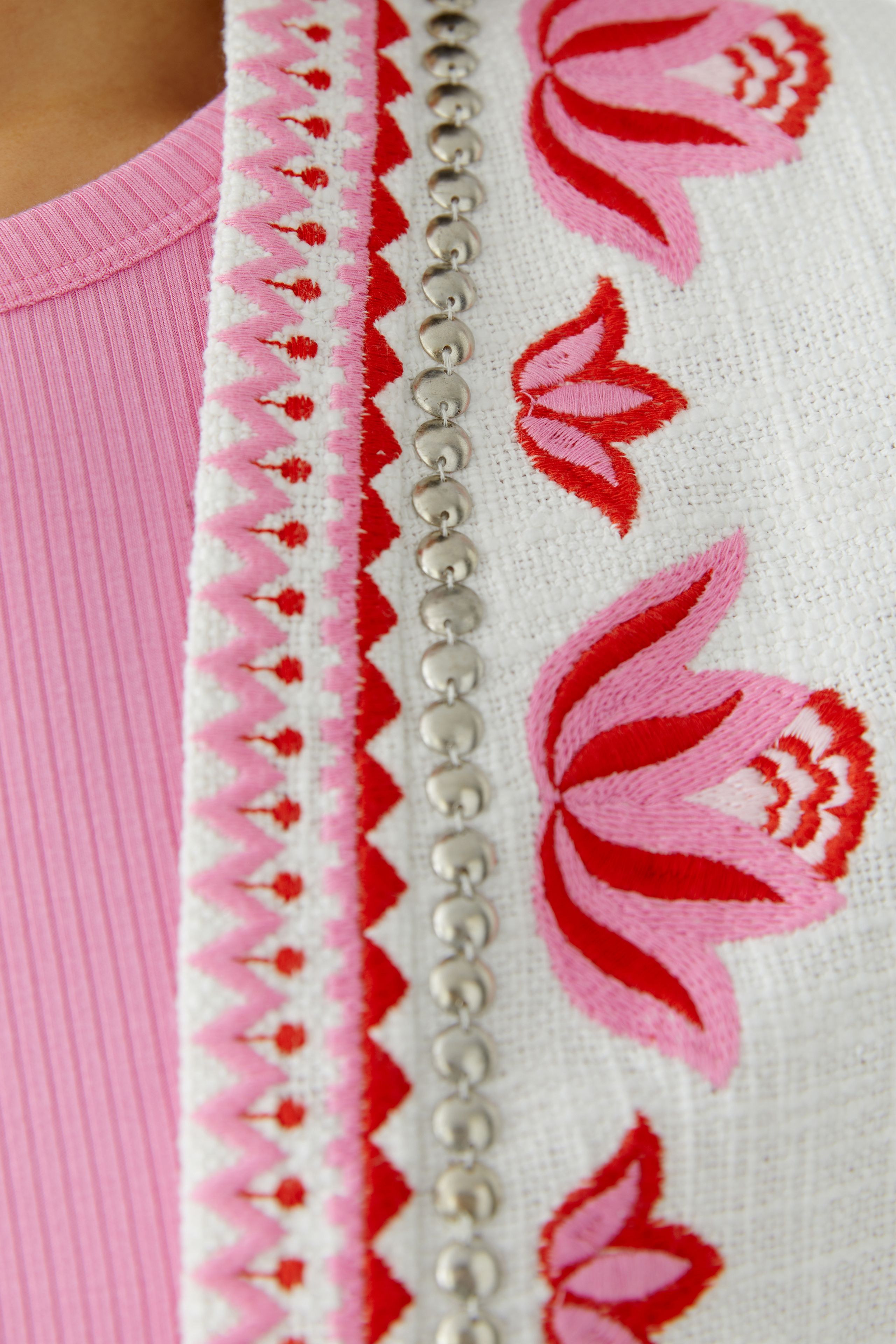 Bolero Jacke mit wertiger Stickerei