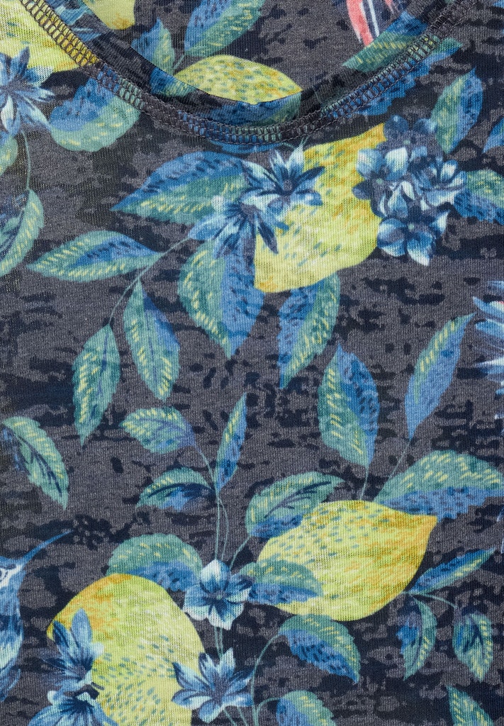 Burnout T-Shirt mit Print