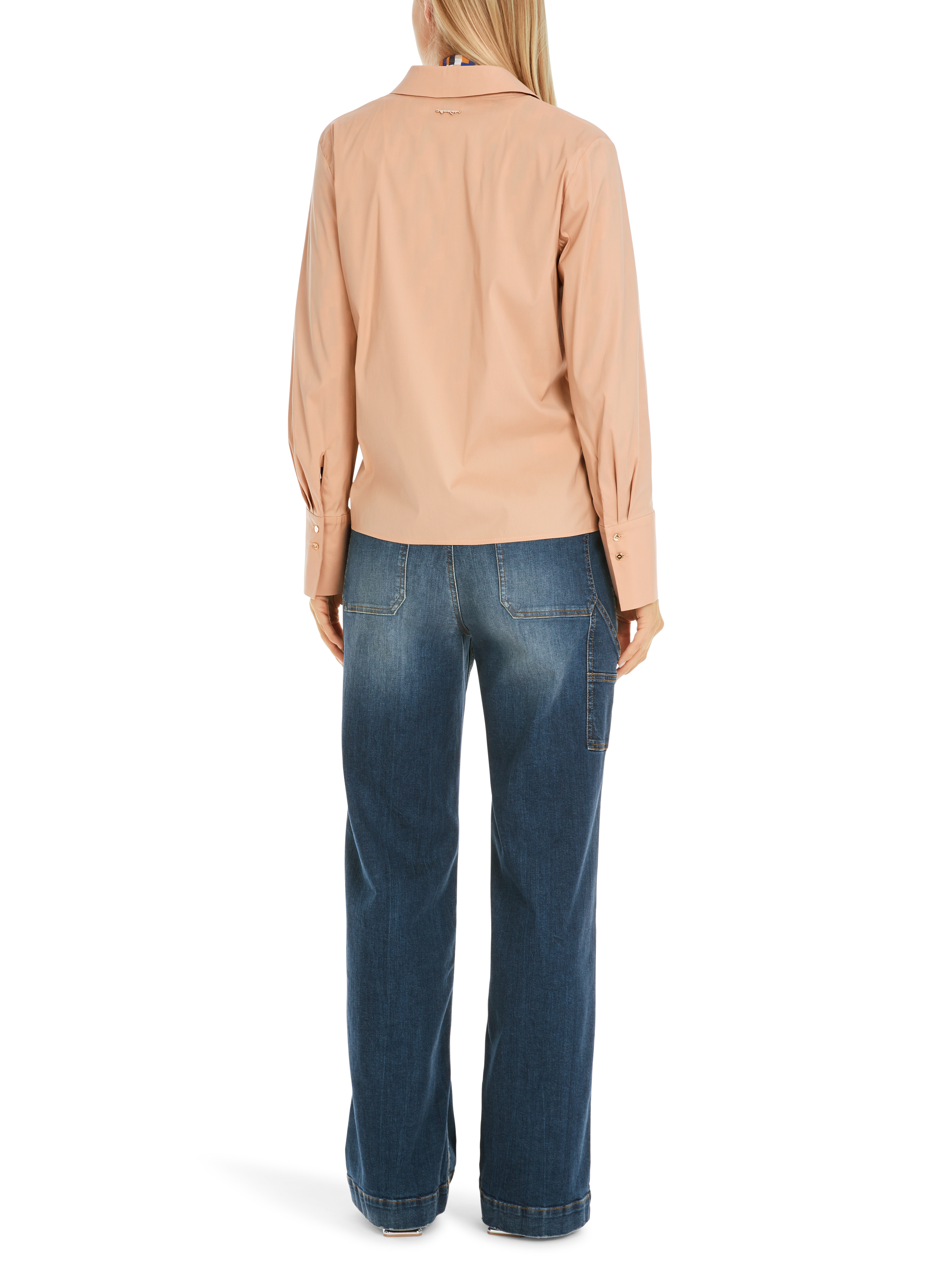 Bluse im Jackett-Stil