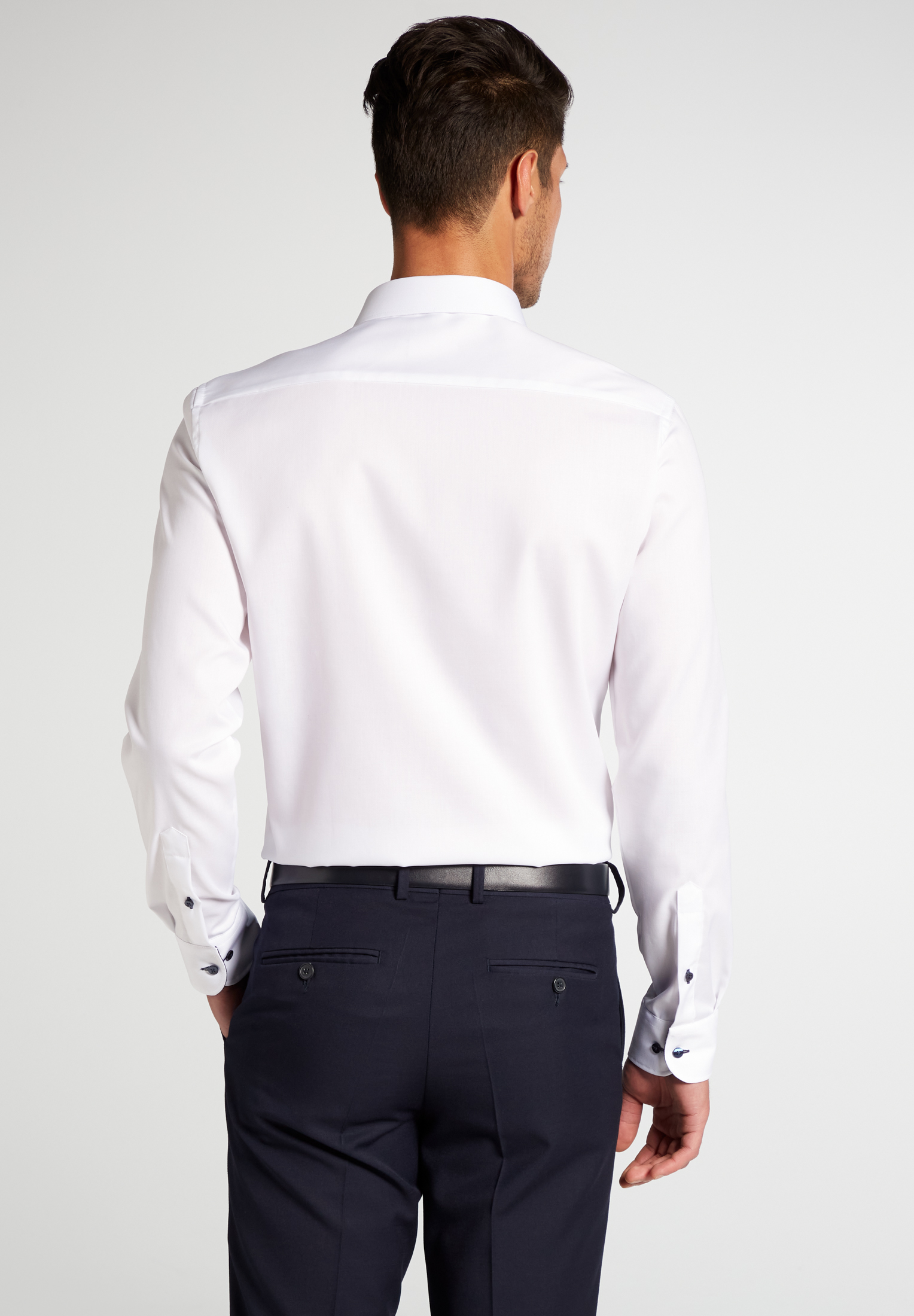 ETERNA LANGARM HEMD SLIM FIT PINPOINT