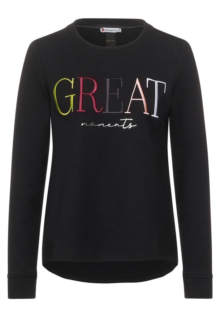 Sweatshirt mit Wording