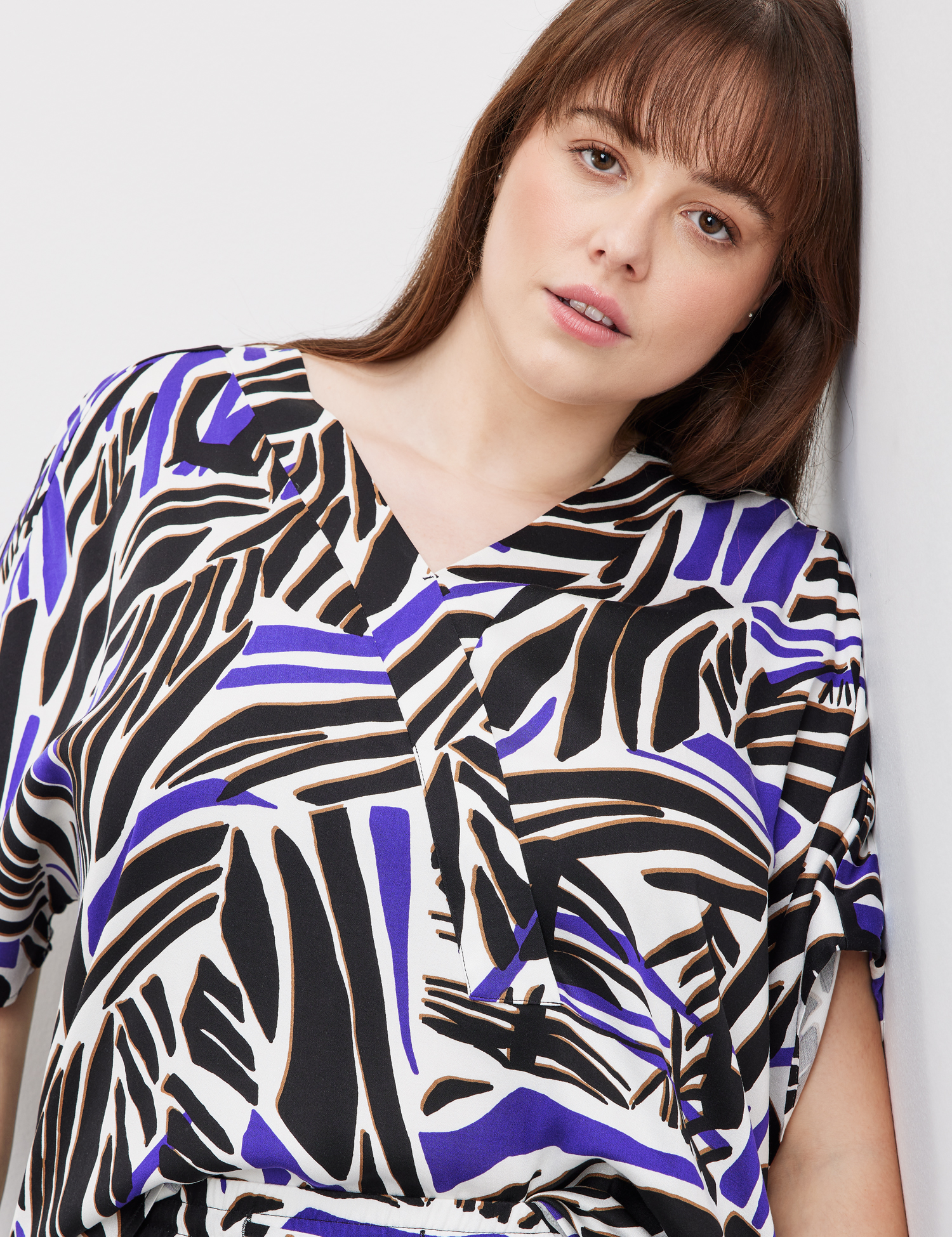 Fein schimmerndes Blusenshirt