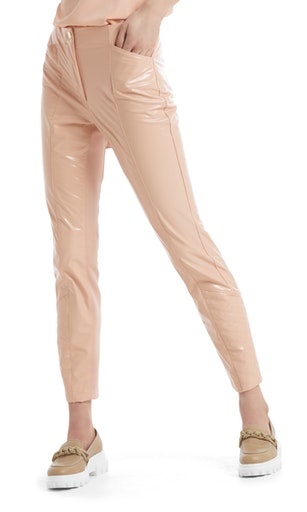 Biker-Hose mit Lackglanz