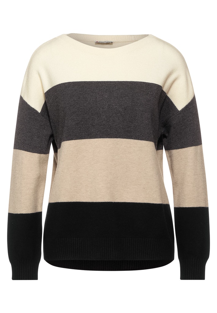 Pullover mit Block Streifen