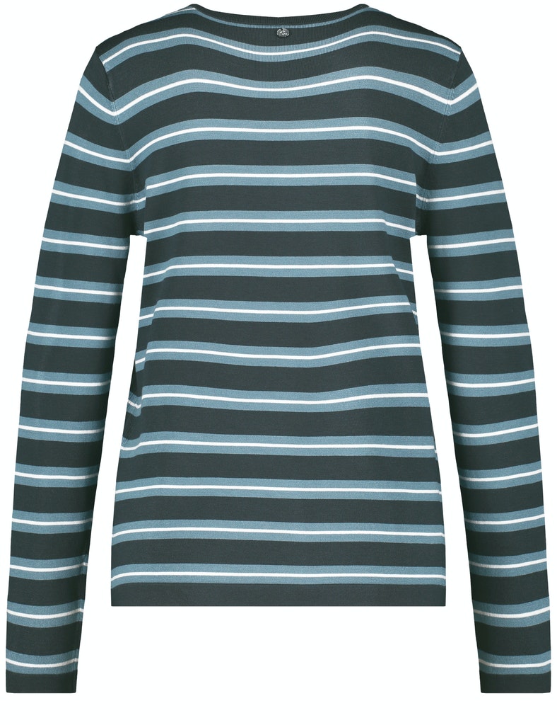 Geringelter Pullover