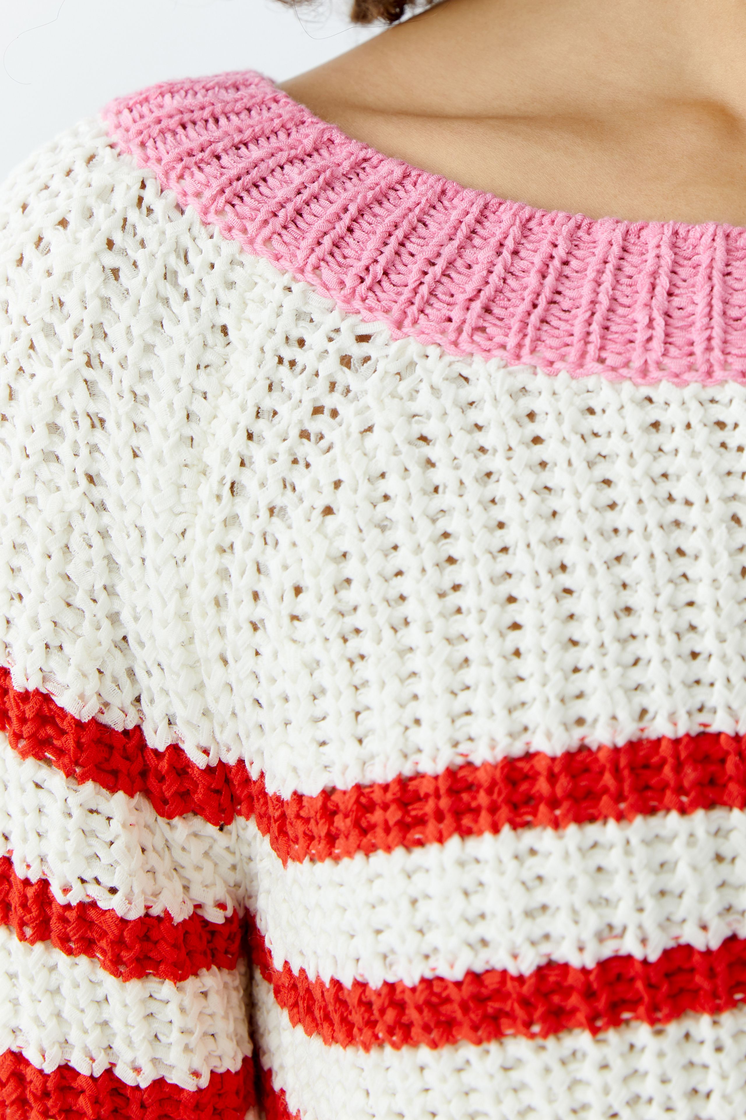 Pullover Bändchengarn