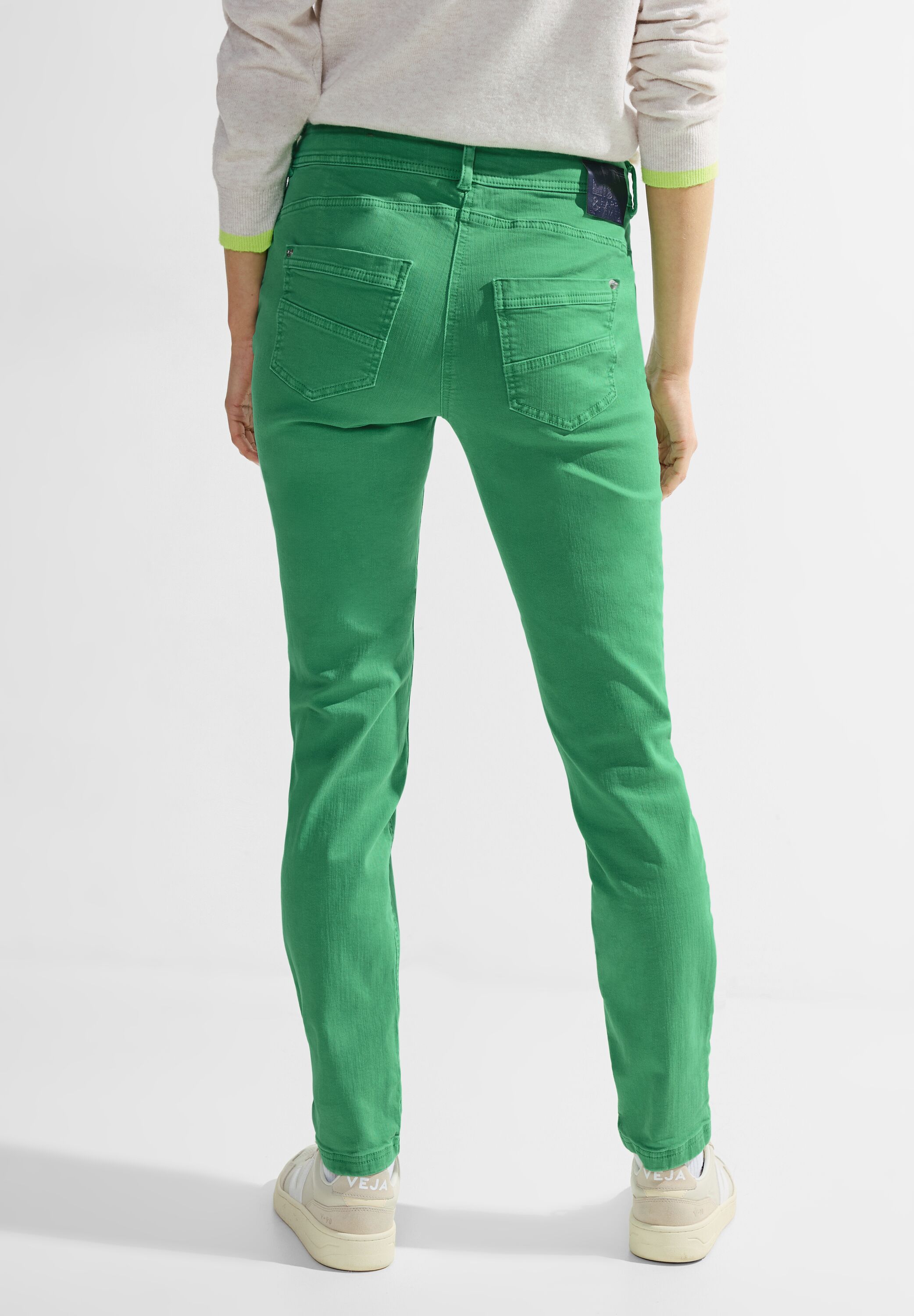 Slim Fit Baumwollhose