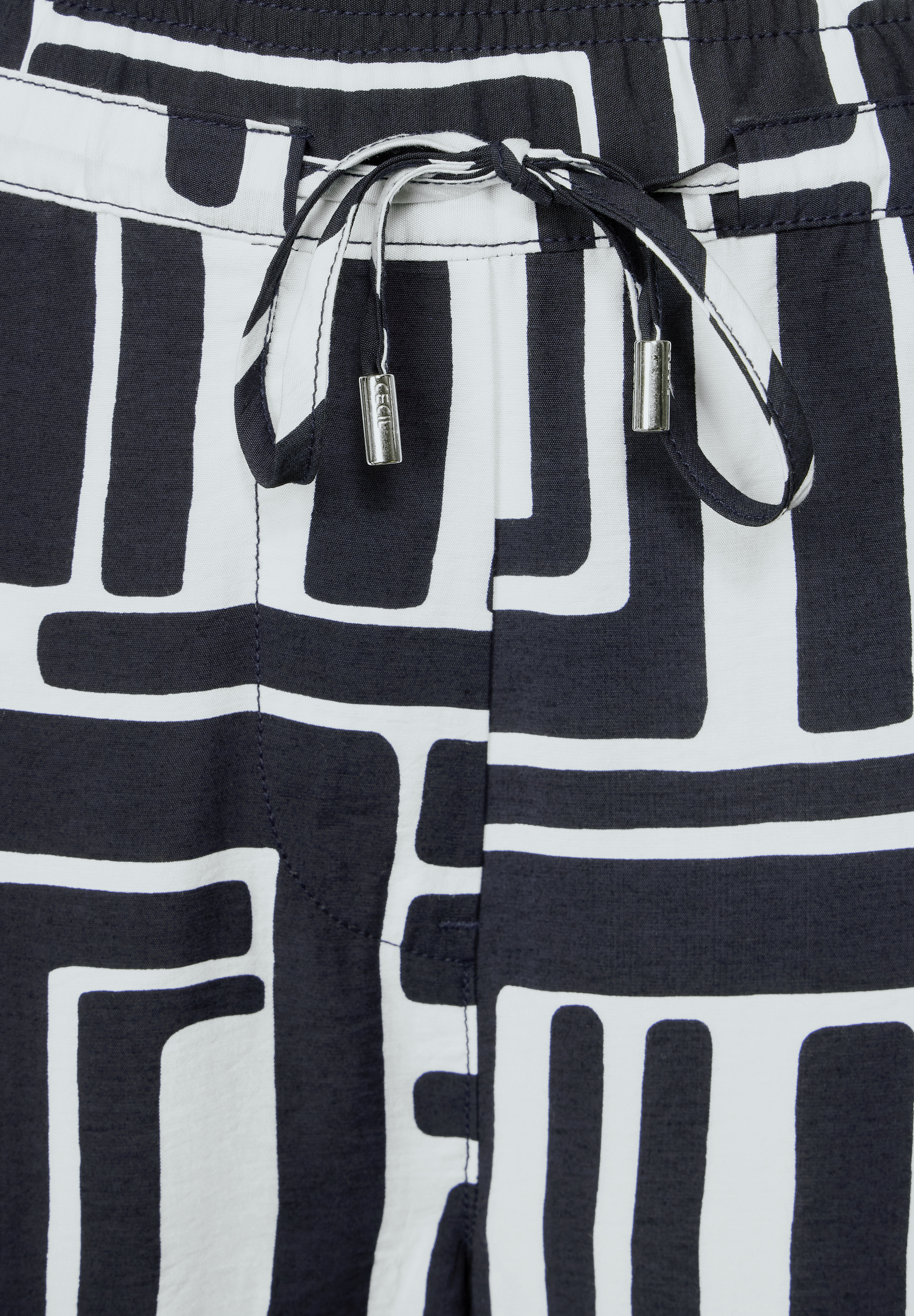 Gemusterte Strukturhose