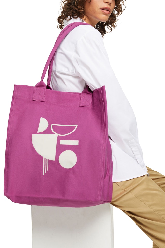 Canvas-Shopper mit Print