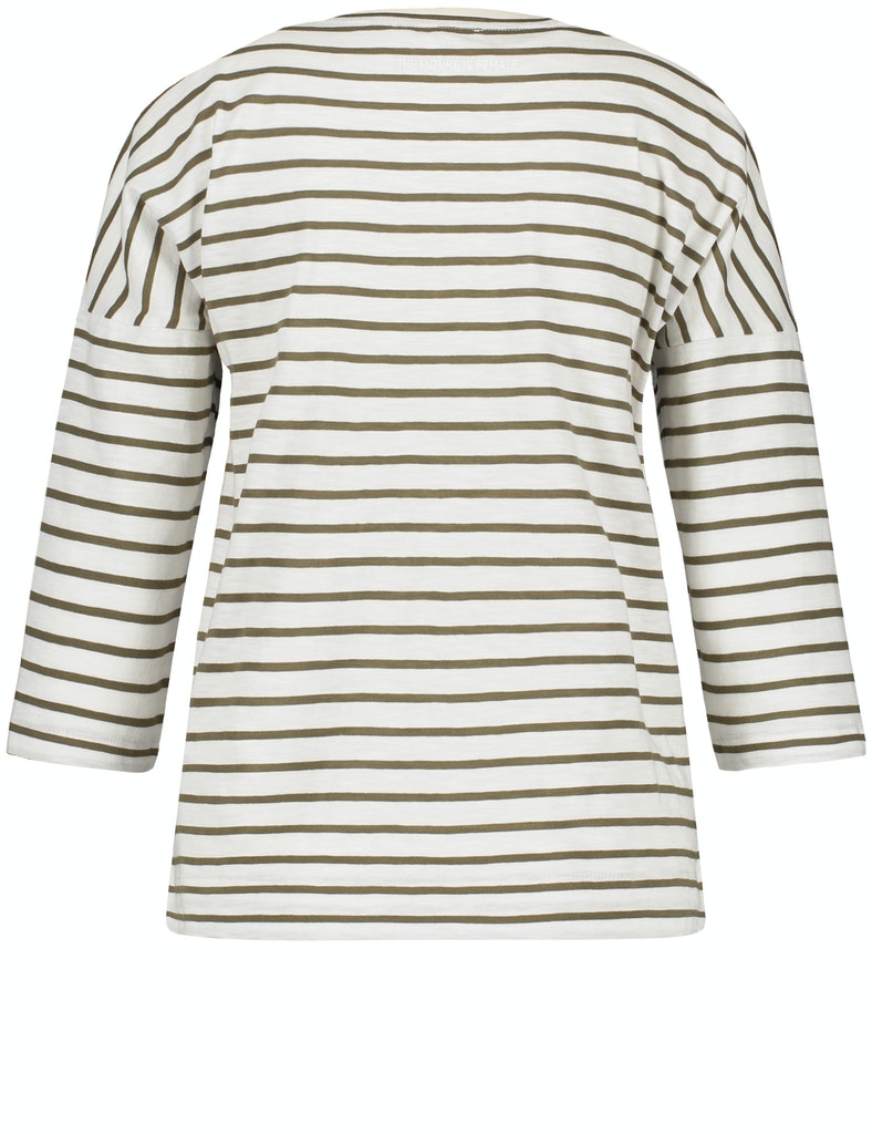 3/4 Arm Shirt mit Mottoschriftzug