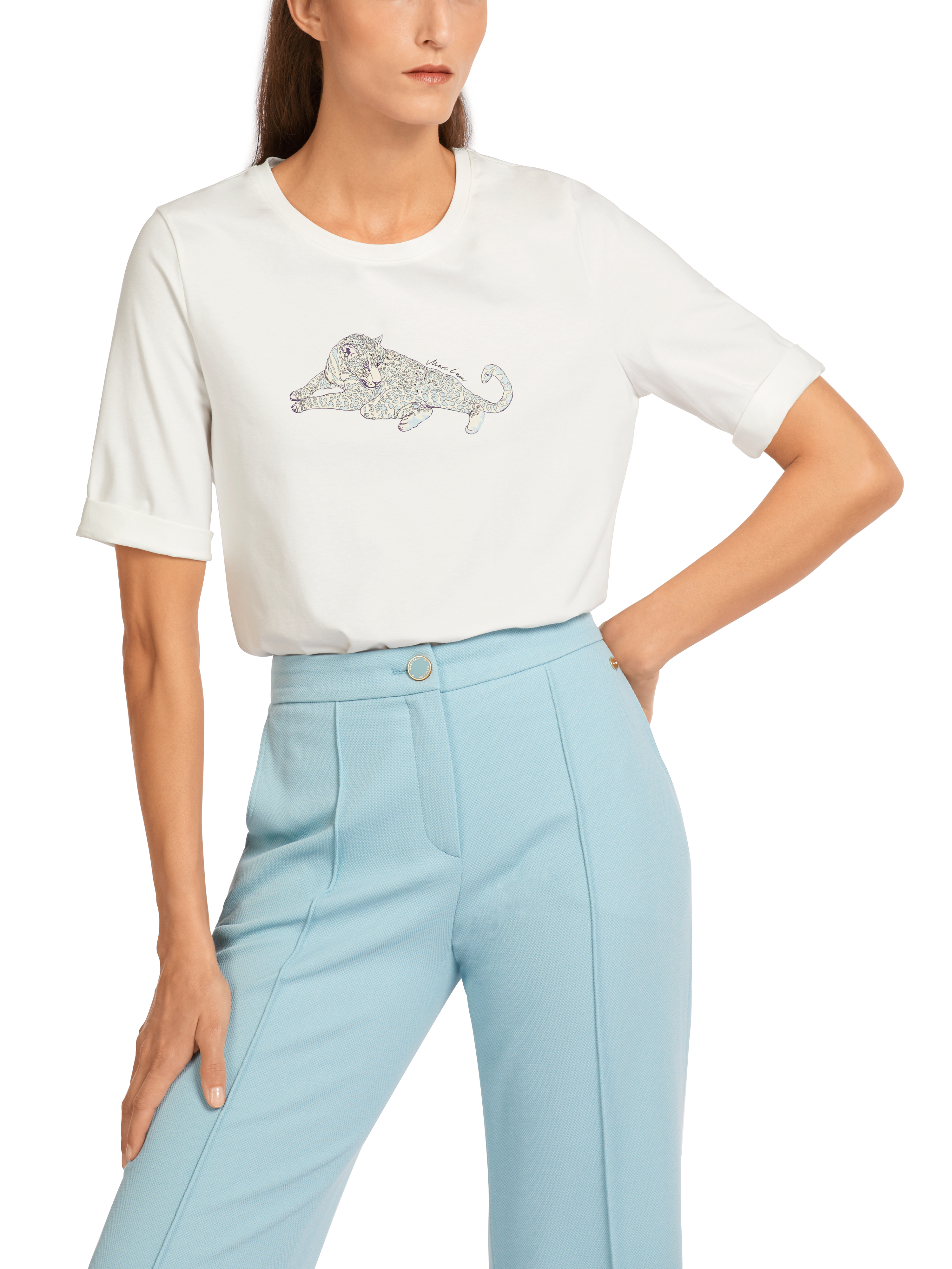 Baumwoll-T-Shirt "Rethink Together"