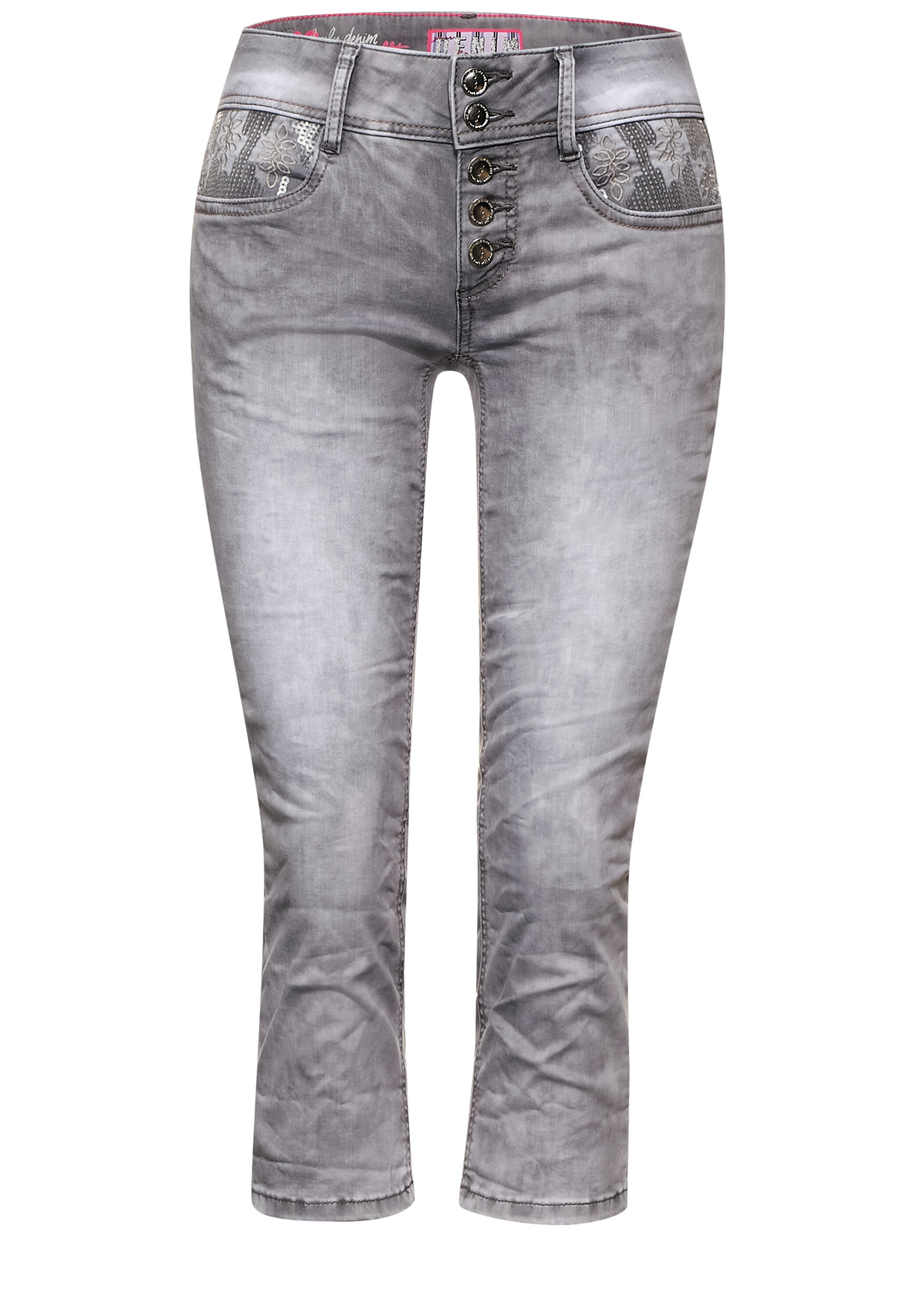 Casual Fit Hose in 3/4 Länge