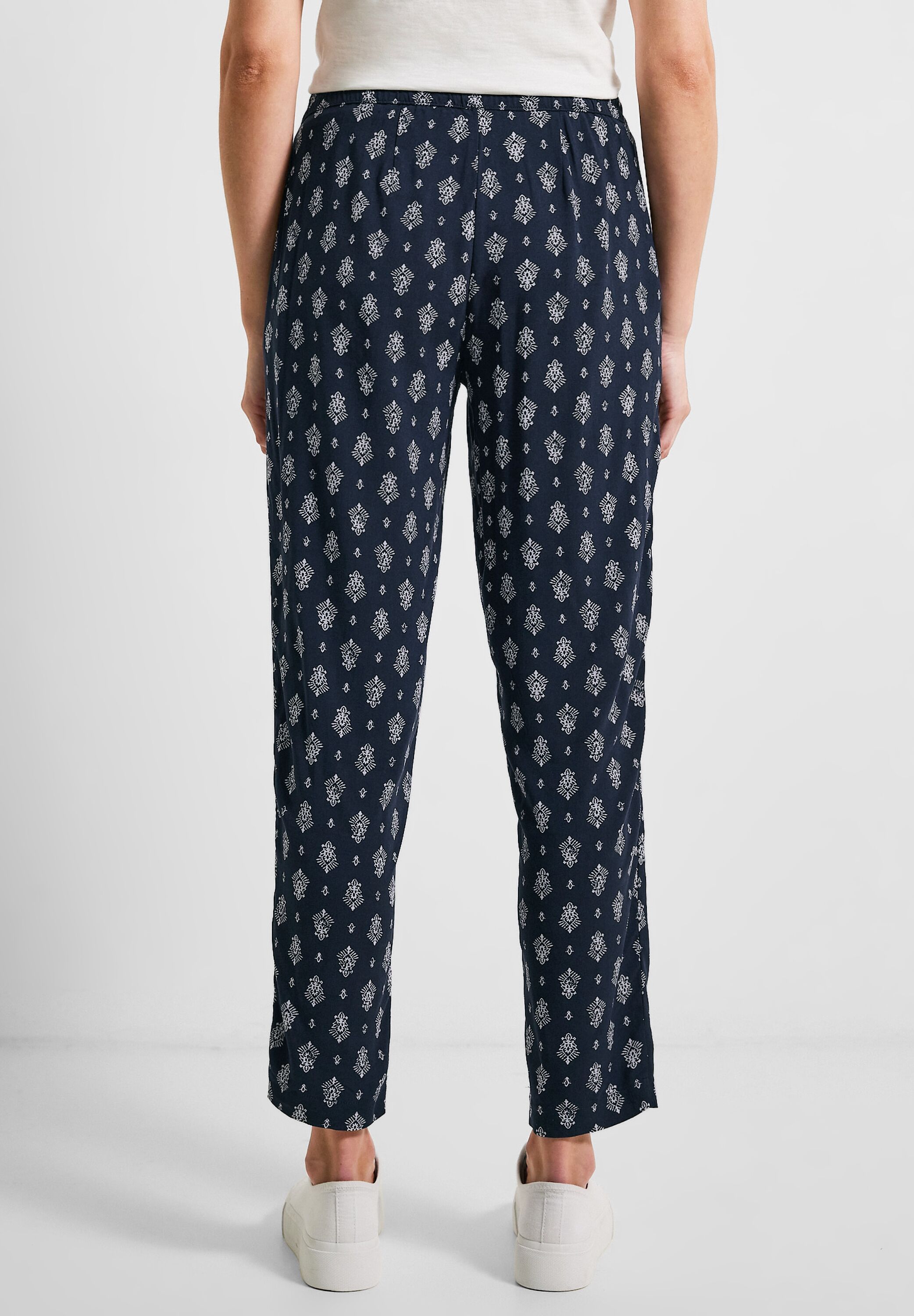 Casual Fit Hose mit Print
