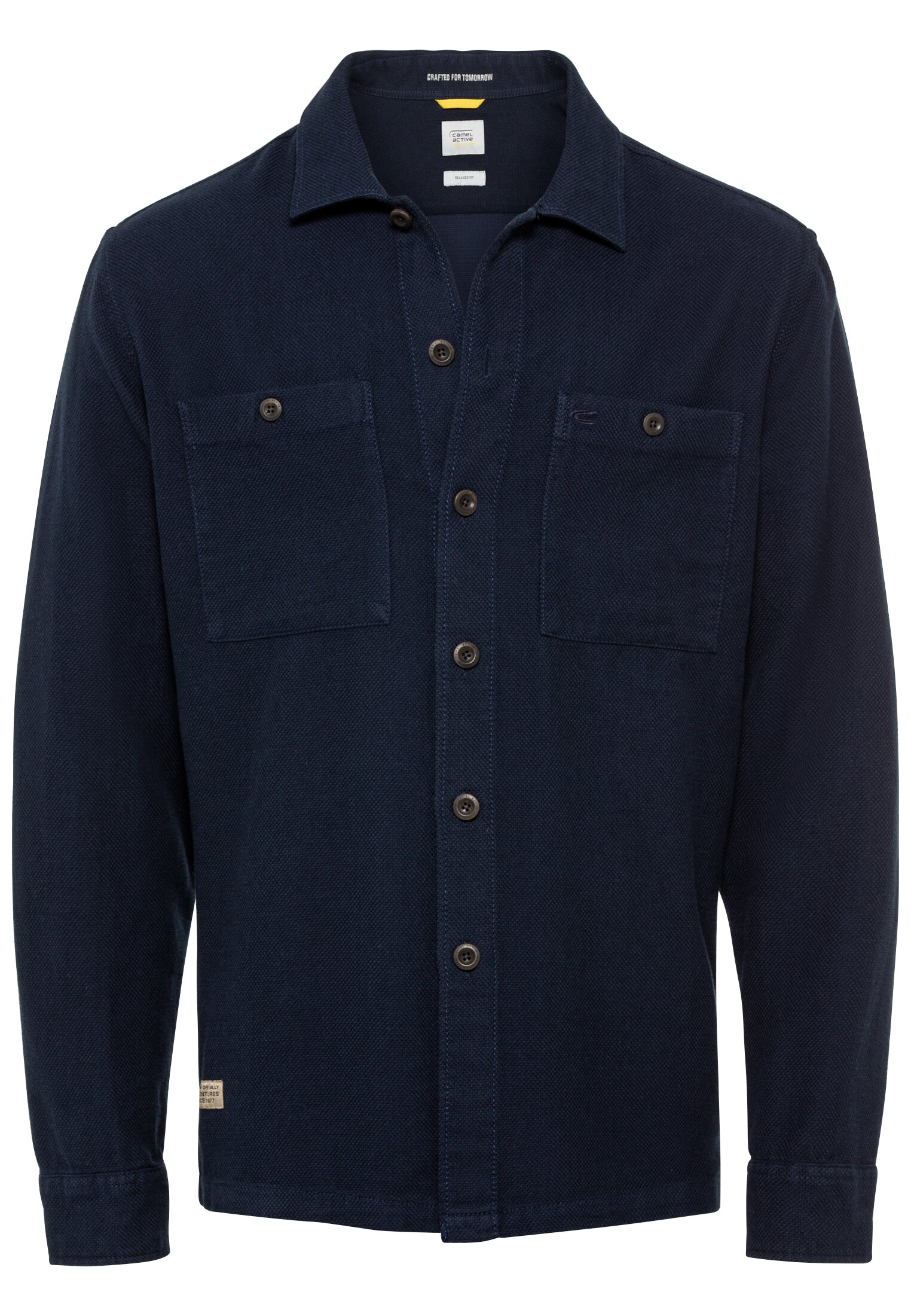 Overshirt aus strukturierter Ware