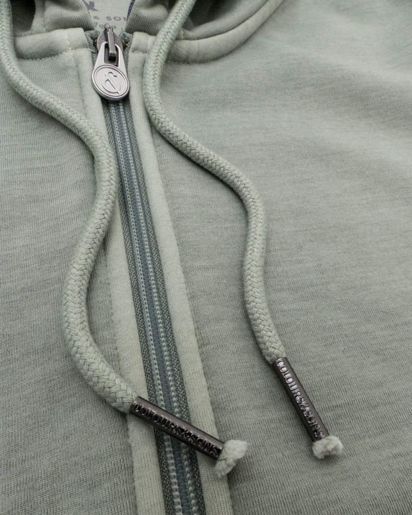 Hoodie-Zip Pigment Dyed