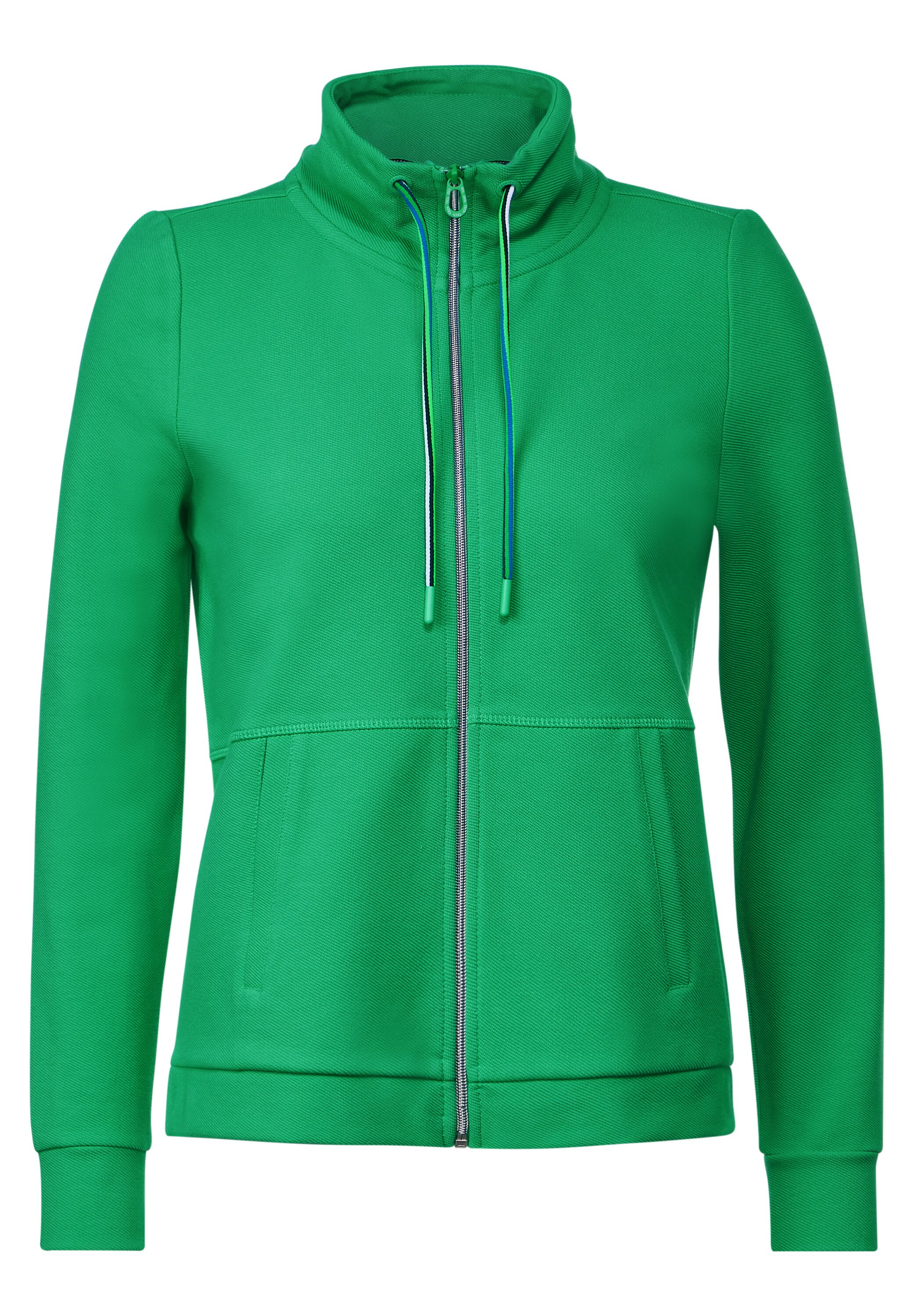 Twill Sweatjacke