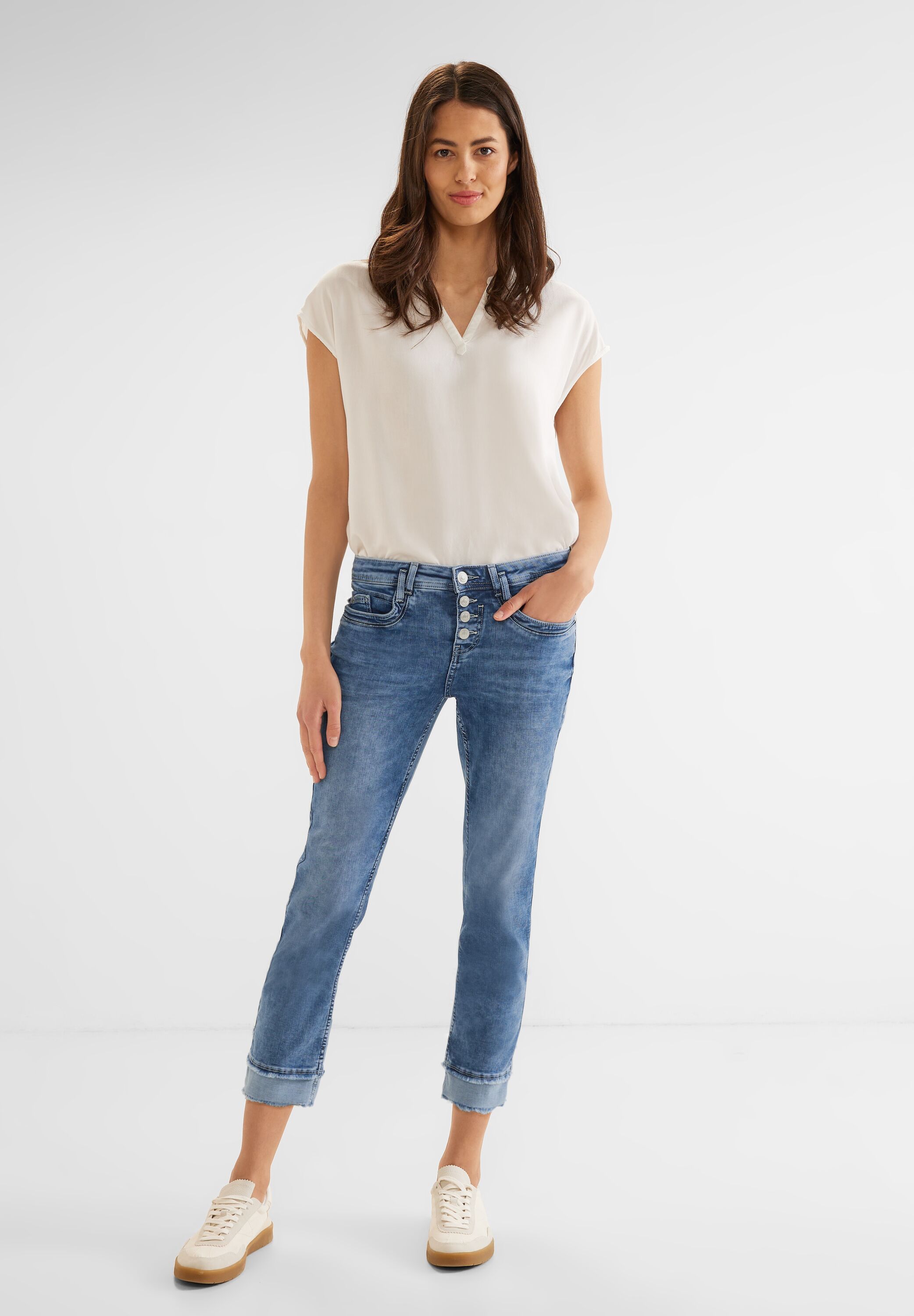Casual Fit Jeans in 7/8