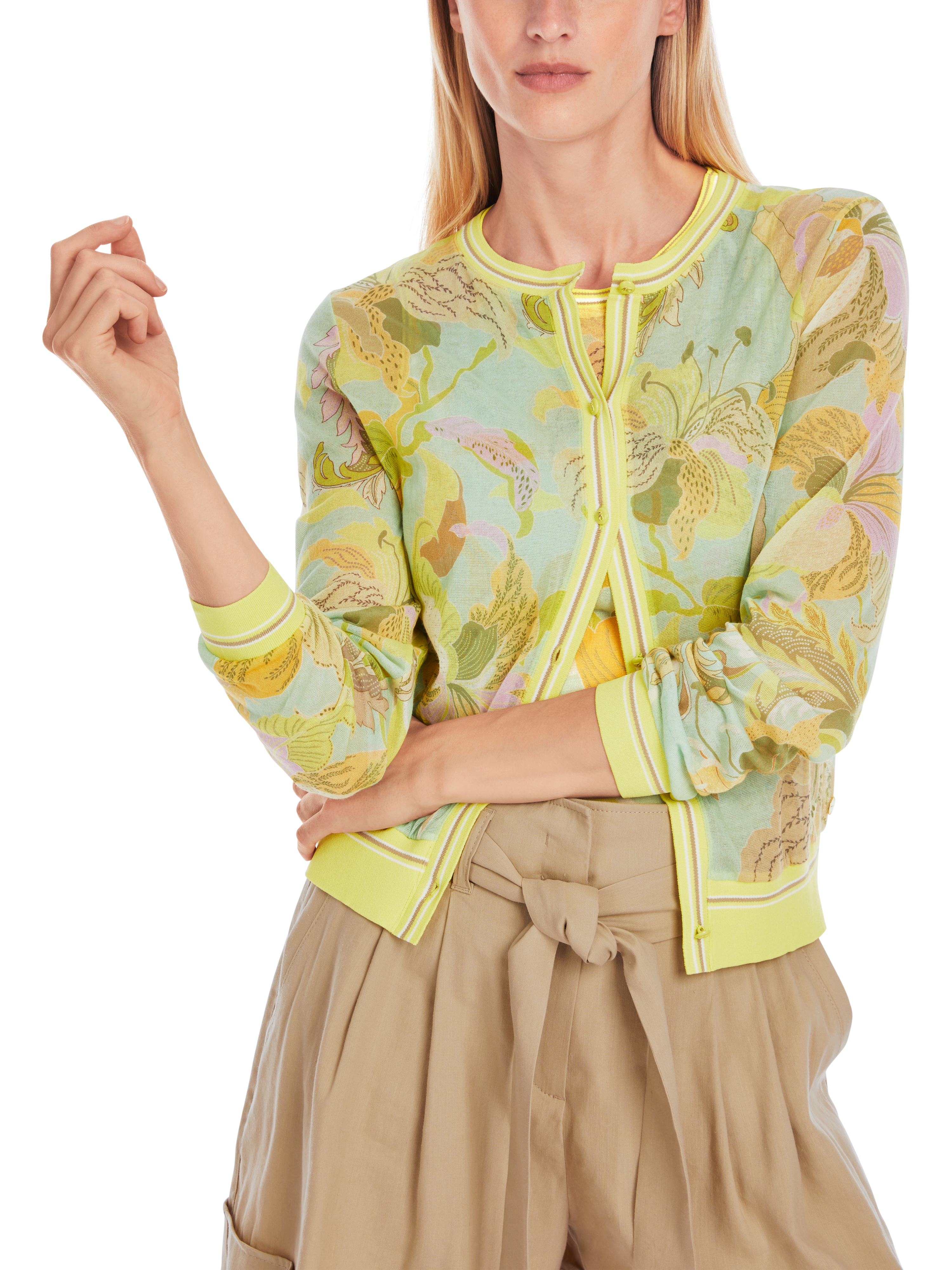 Bedruckter Cardigan - Knitted in Germany