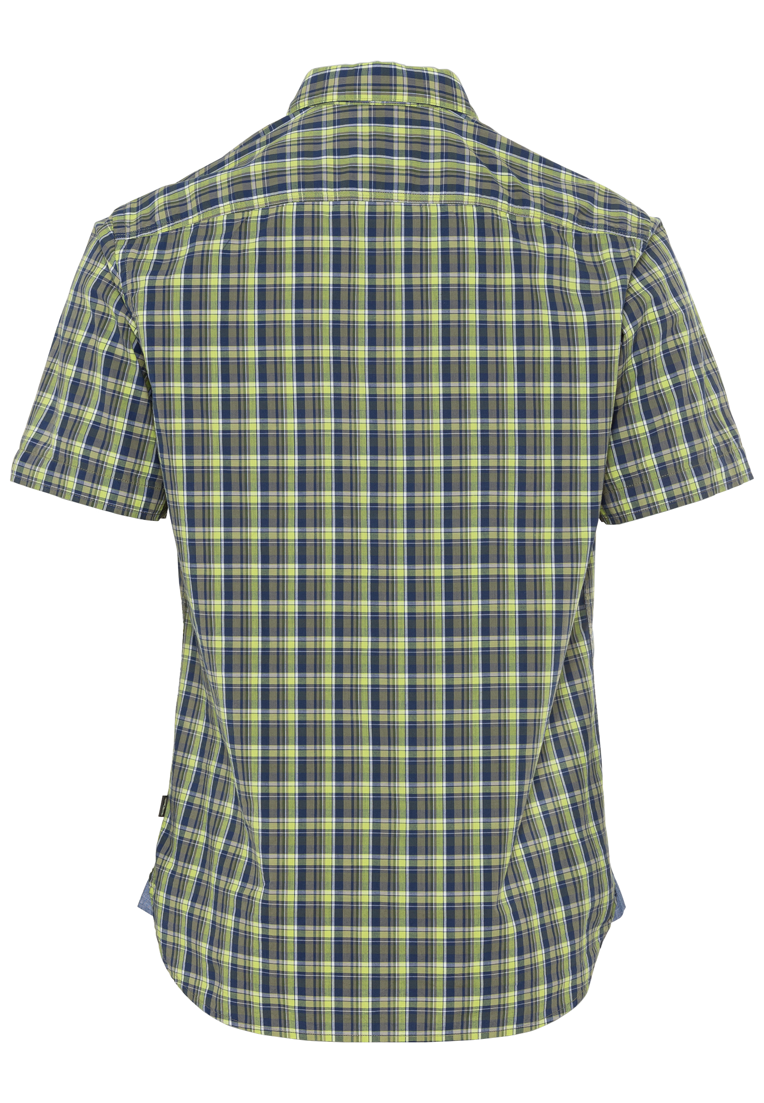 Kariertes Kurzarm-Hemd aus Baumwolle
