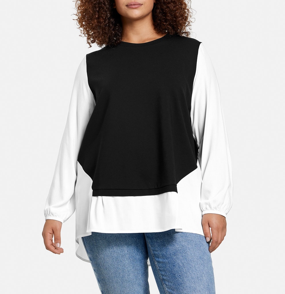 Blusenshirt im Lagenlook