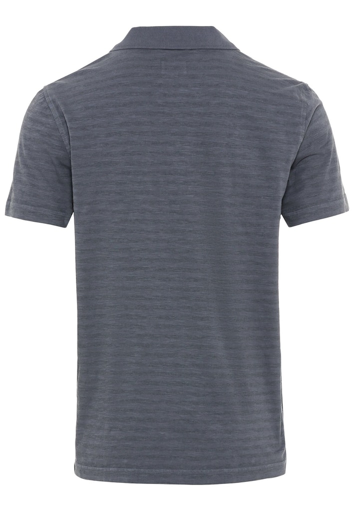Kurzarm Poloshirt mit platziertem Print
